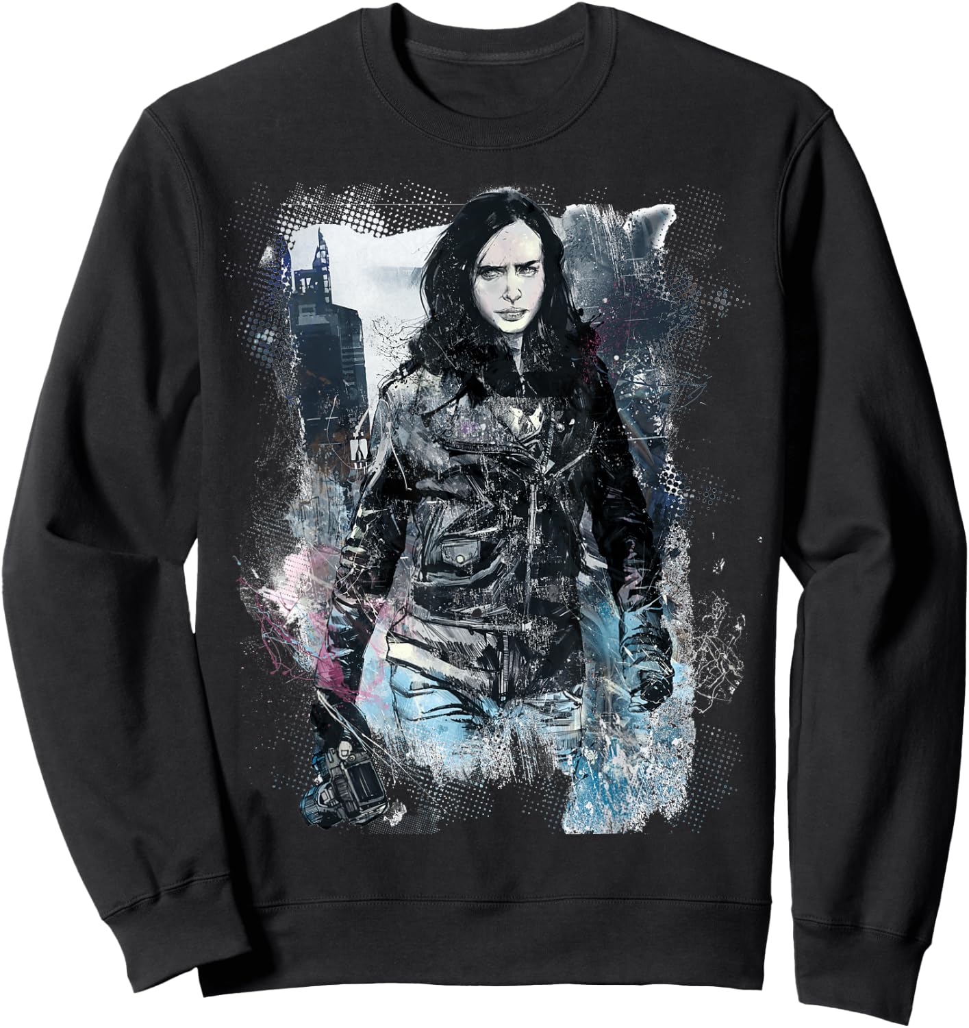 Marvel Jessica Jones Private Investigator Sweatshirt - Sweatshirt | Black