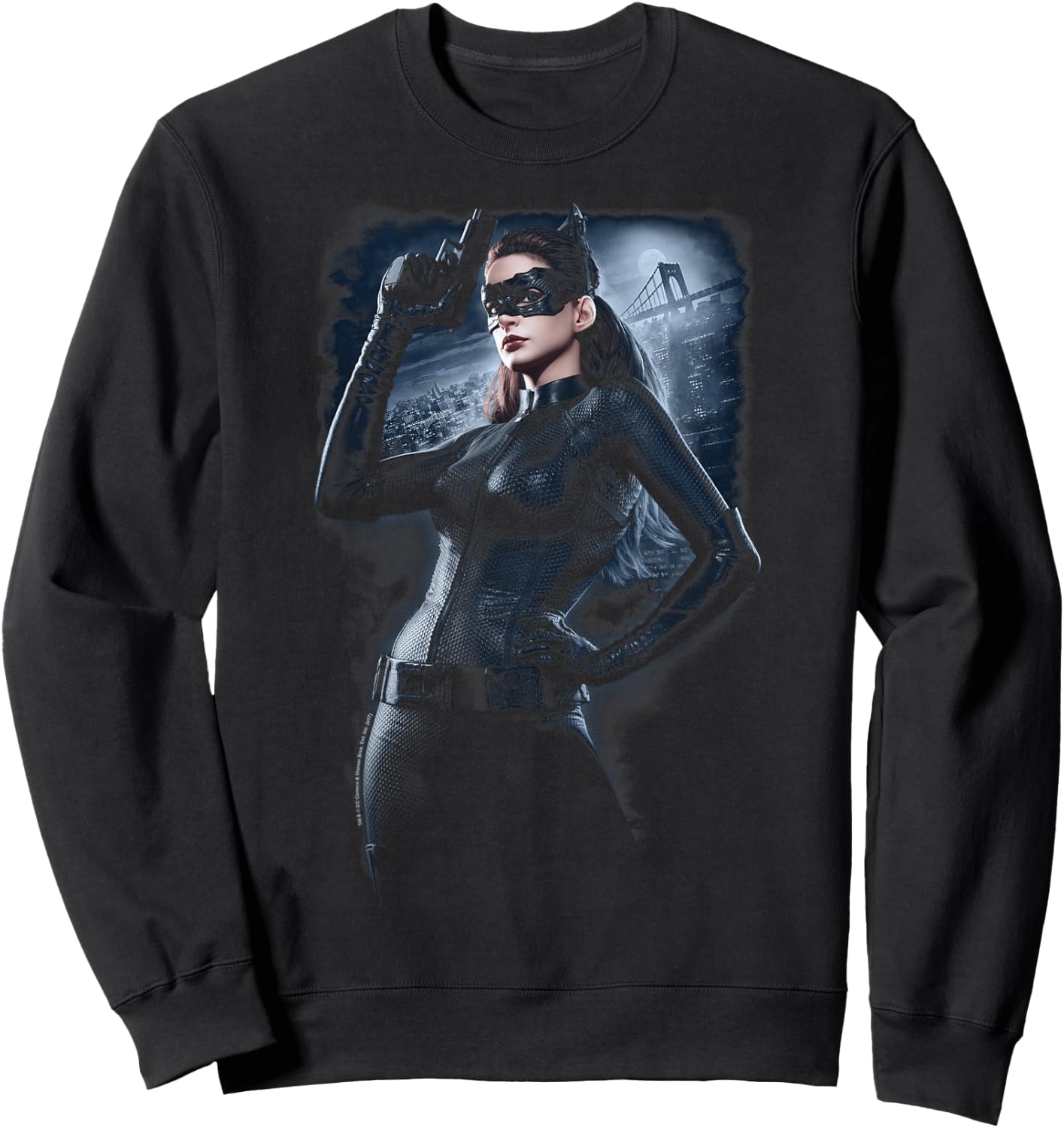 Batman Dark Knight Rises Catwoman Out on The Town Sweatshirt - Sweatshirt | Black