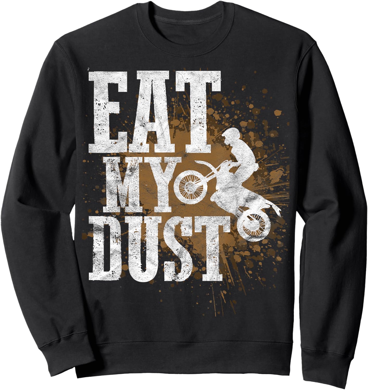 Motocross Design For Youth Boys Gift Dirtbike Biker Men Sweatshirt - Sweatshirt | Black