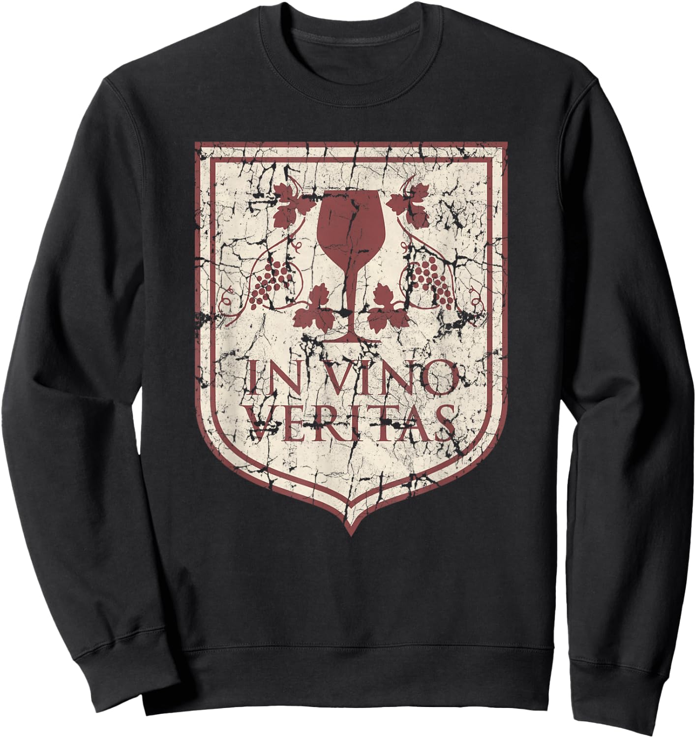 In Vino Veritas Sweatshirt - Sweatshirt | Black