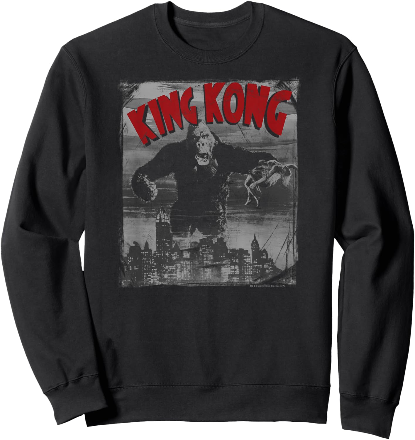 King Kong City Poster Sweatshirt - Sweatshirt | Black