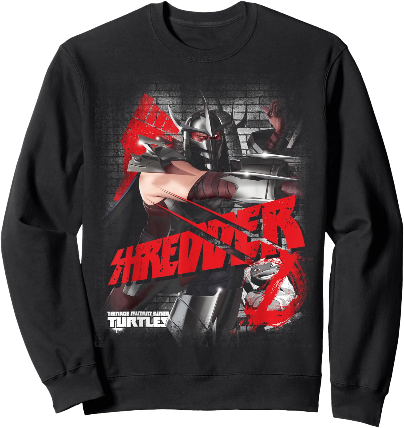 TMNT Shredder Ninja Turtles Bad Guy Sweatshirt - Sweatshirt | Black