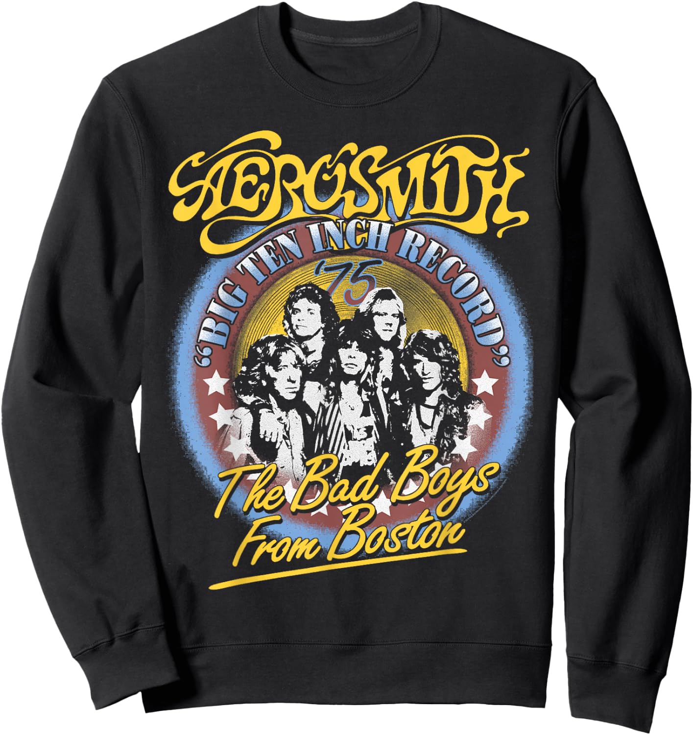Aerosmith - The Bad Boys From Boston Sweatshirt - Sweatshirt | Black