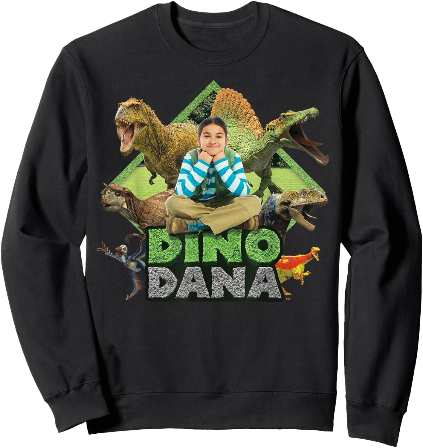 Dino Dana: Real Dinosaurs Shirt Sweatshirt - Sweatshirt | Black