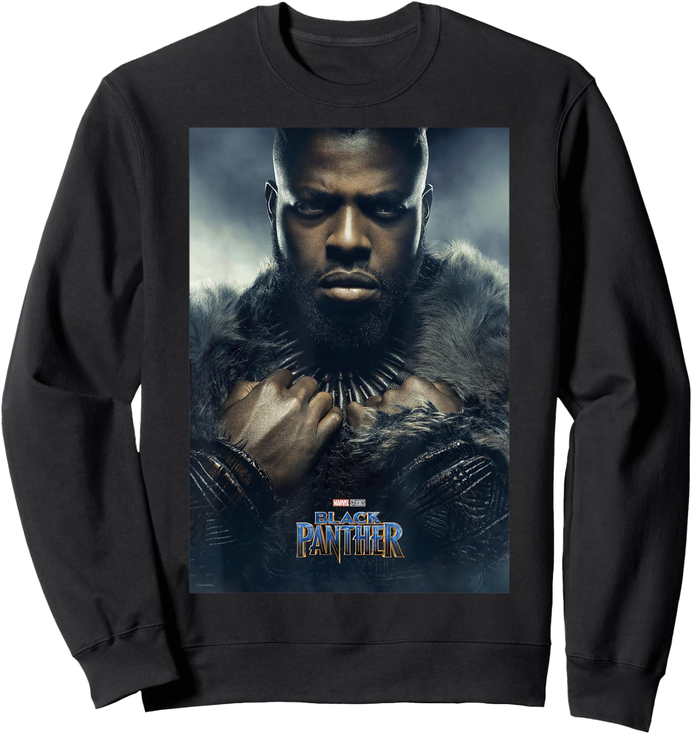 Marvel Black Panther Avengers M'Baku Poster Graphic Sweatshirt - Sweatshirt | Black
