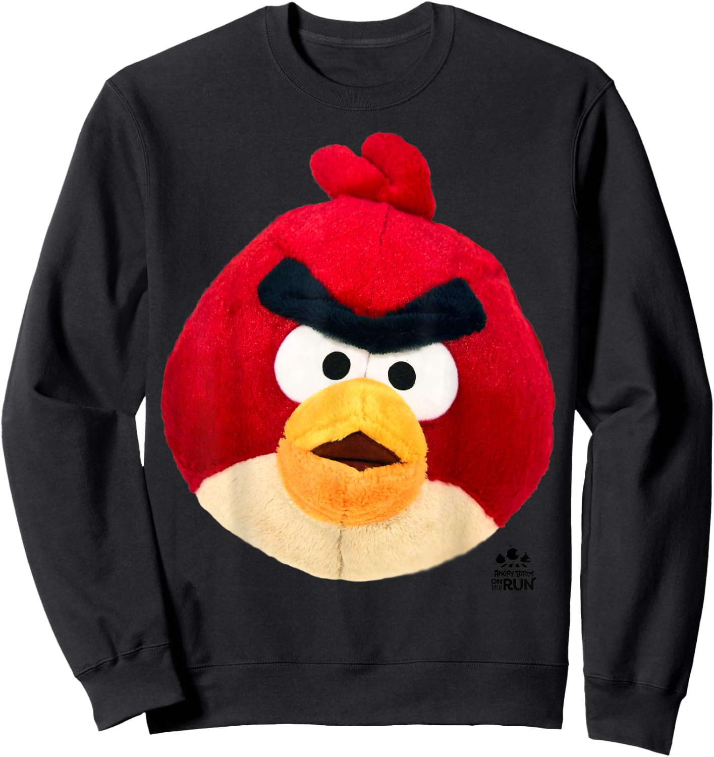 Angry Birds Red Plush Official Merchandise Sweatshirt - Sweatshirt | Black