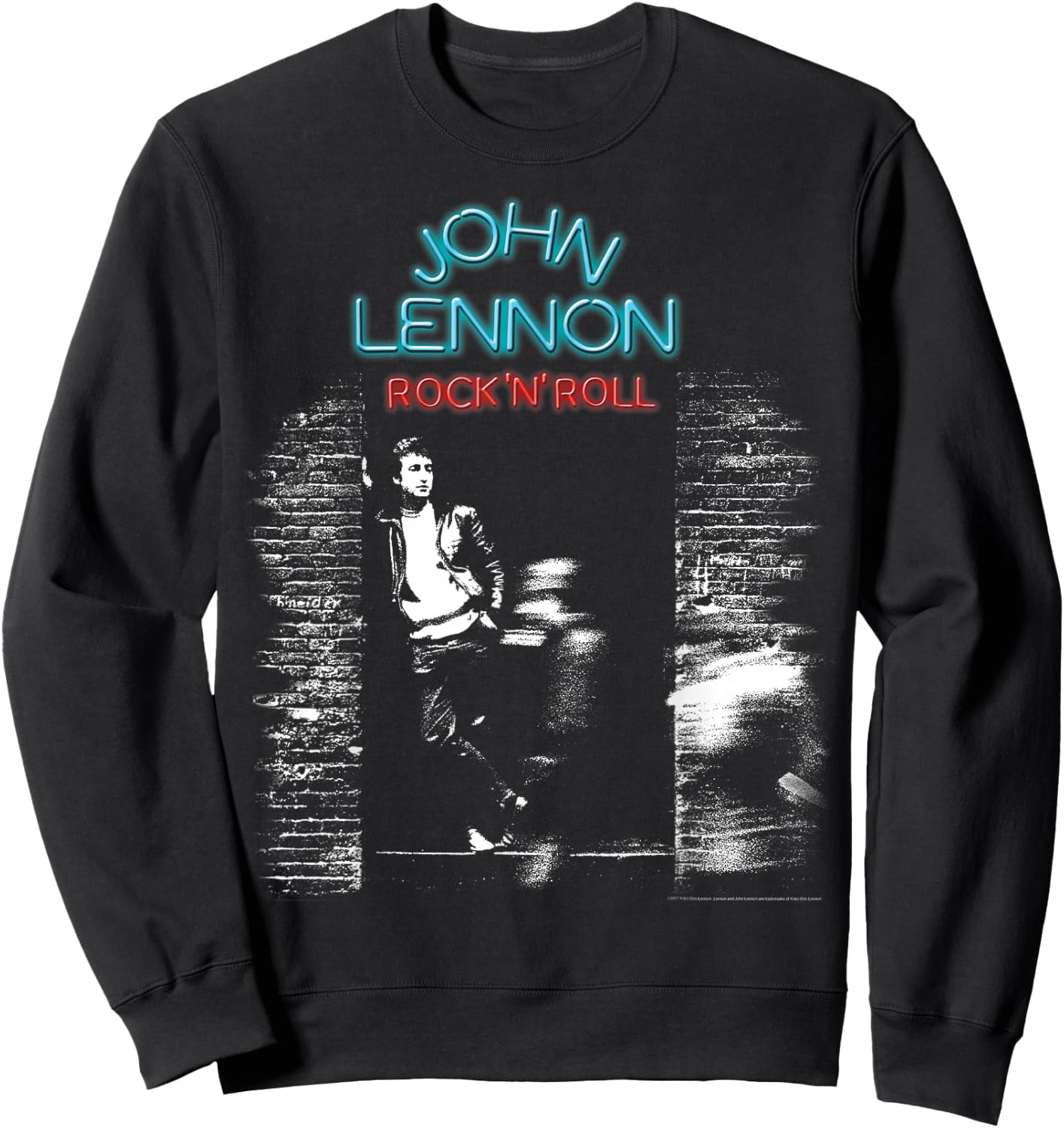 John Lennon - Rock 'n' Roll Small Sweatshirt - Sweatshirt | Black