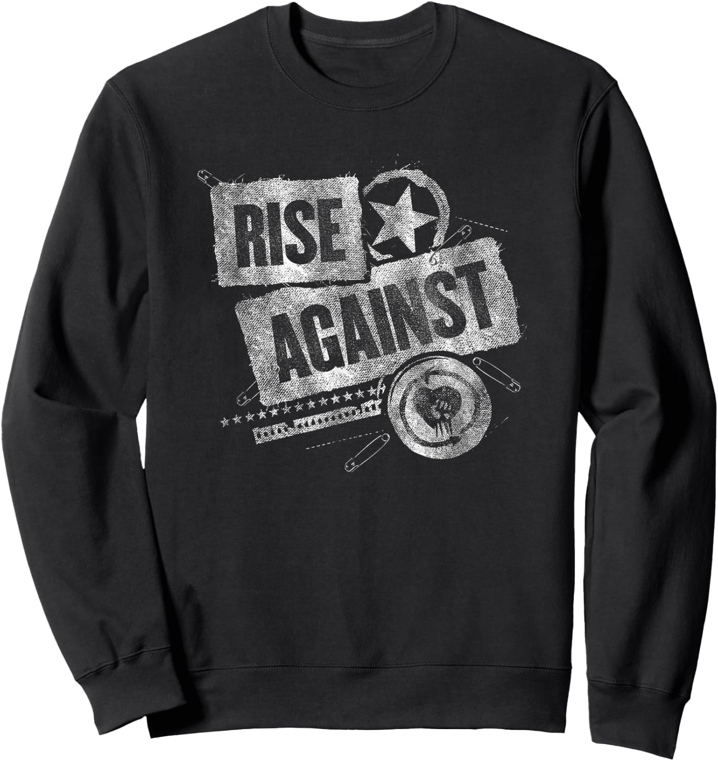 Rise Against - Patched Up - Official Merchandise Sweatshirt - Sweatshirt | Black