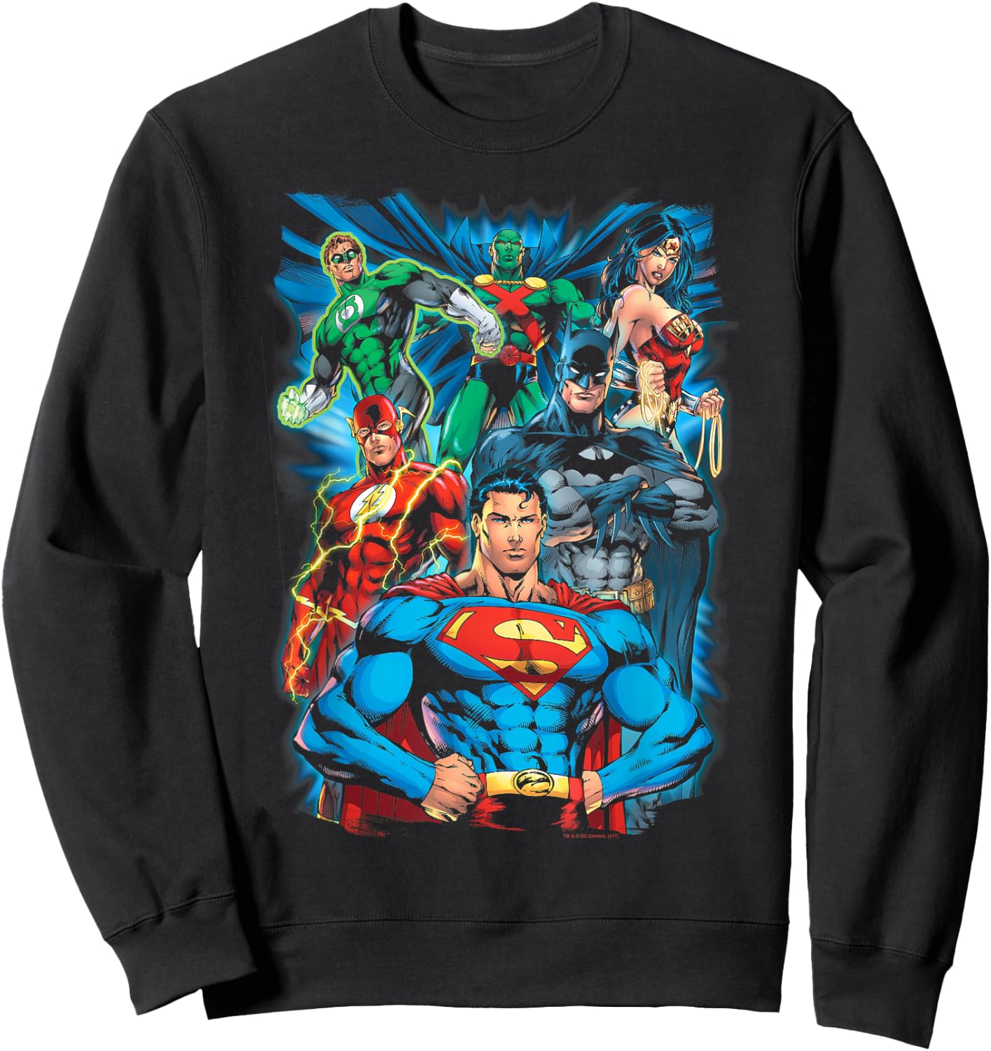Justice League Justice is Served Sweatshirt - Sweatshirt | Black