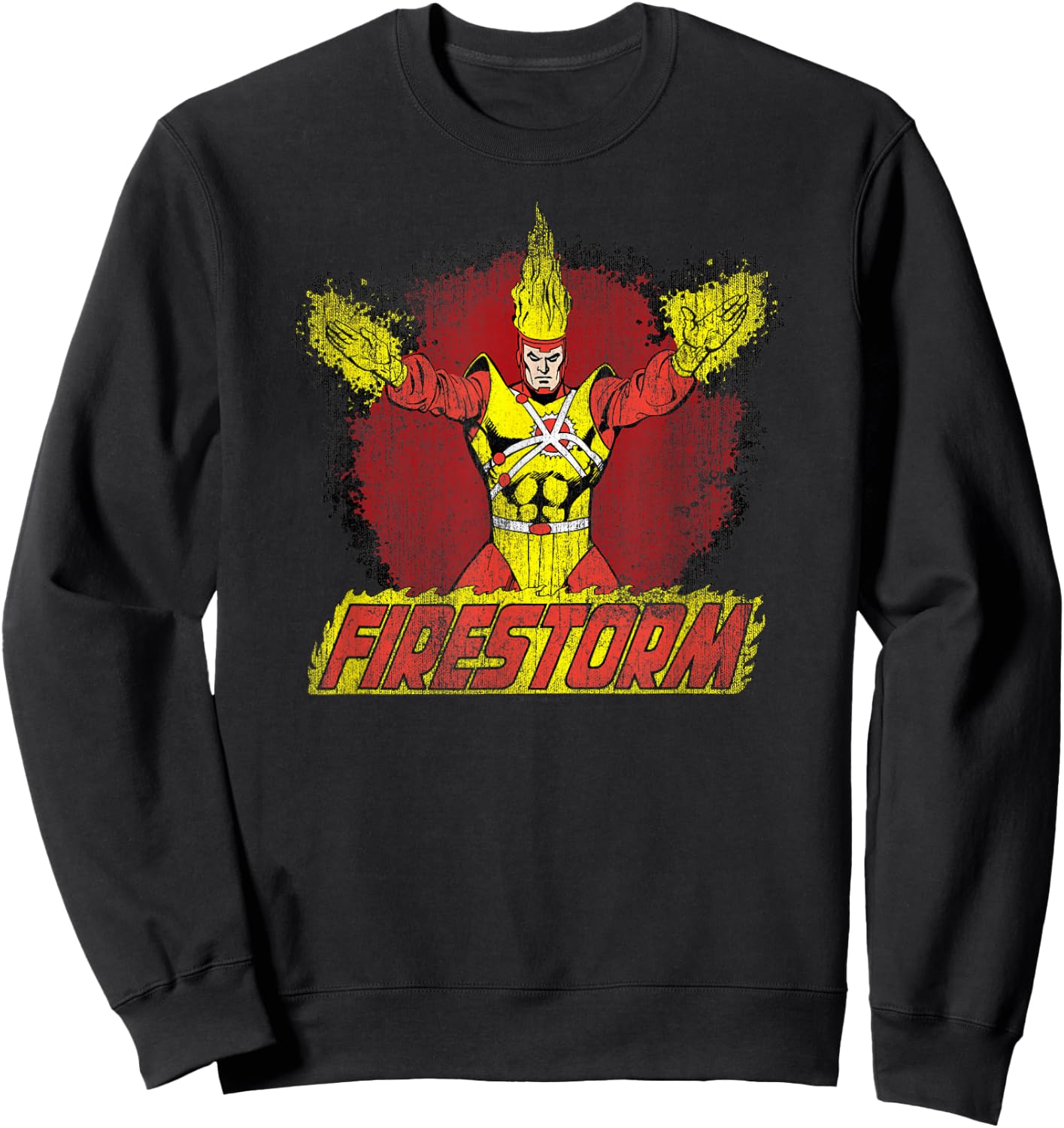 Justice League Firestorm Ring of Fire Sweatshirt - Sweatshirt | Black
