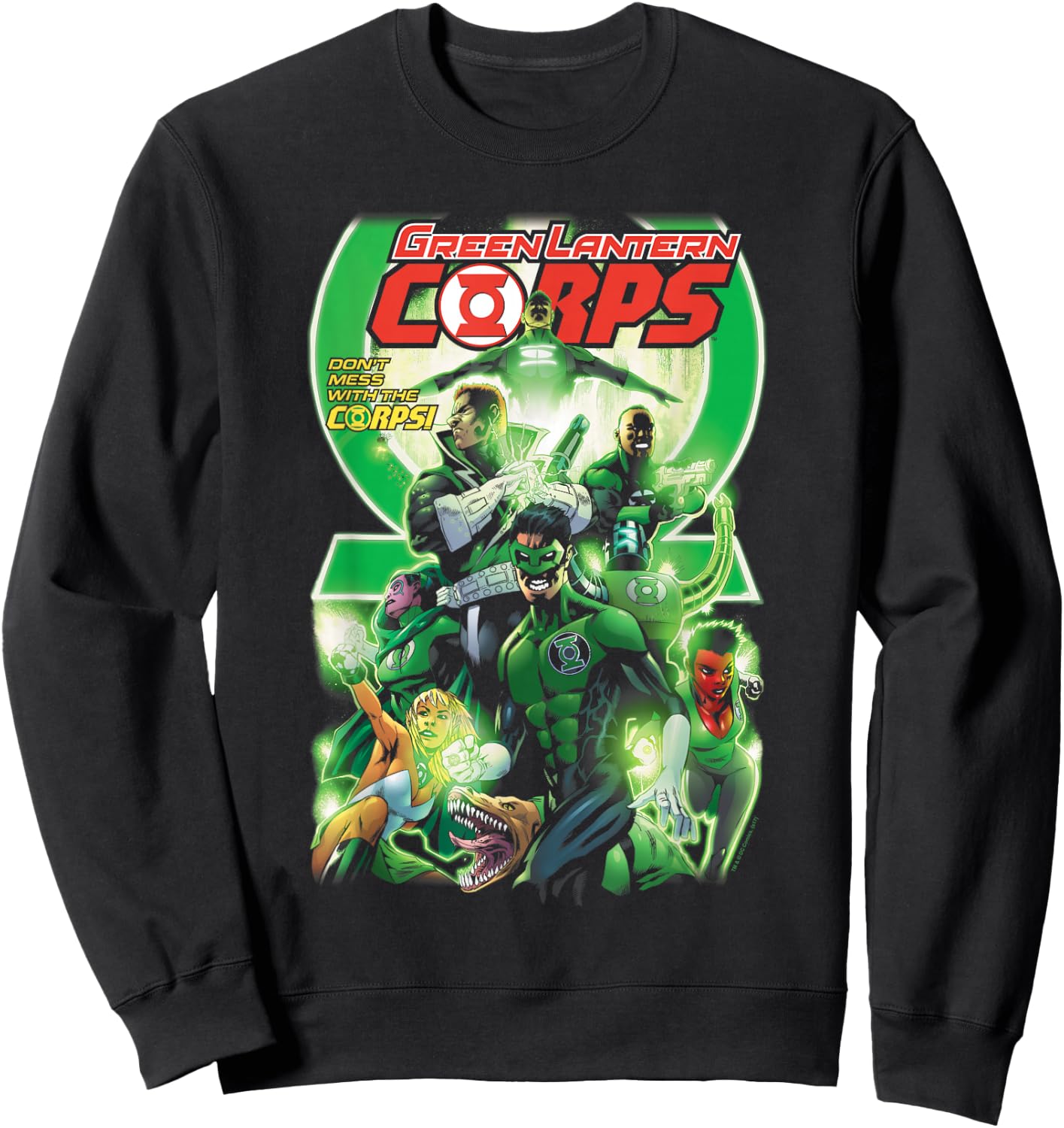 Green Lantern Corps #25 Cover Sweatshirt - Sweatshirt | Black