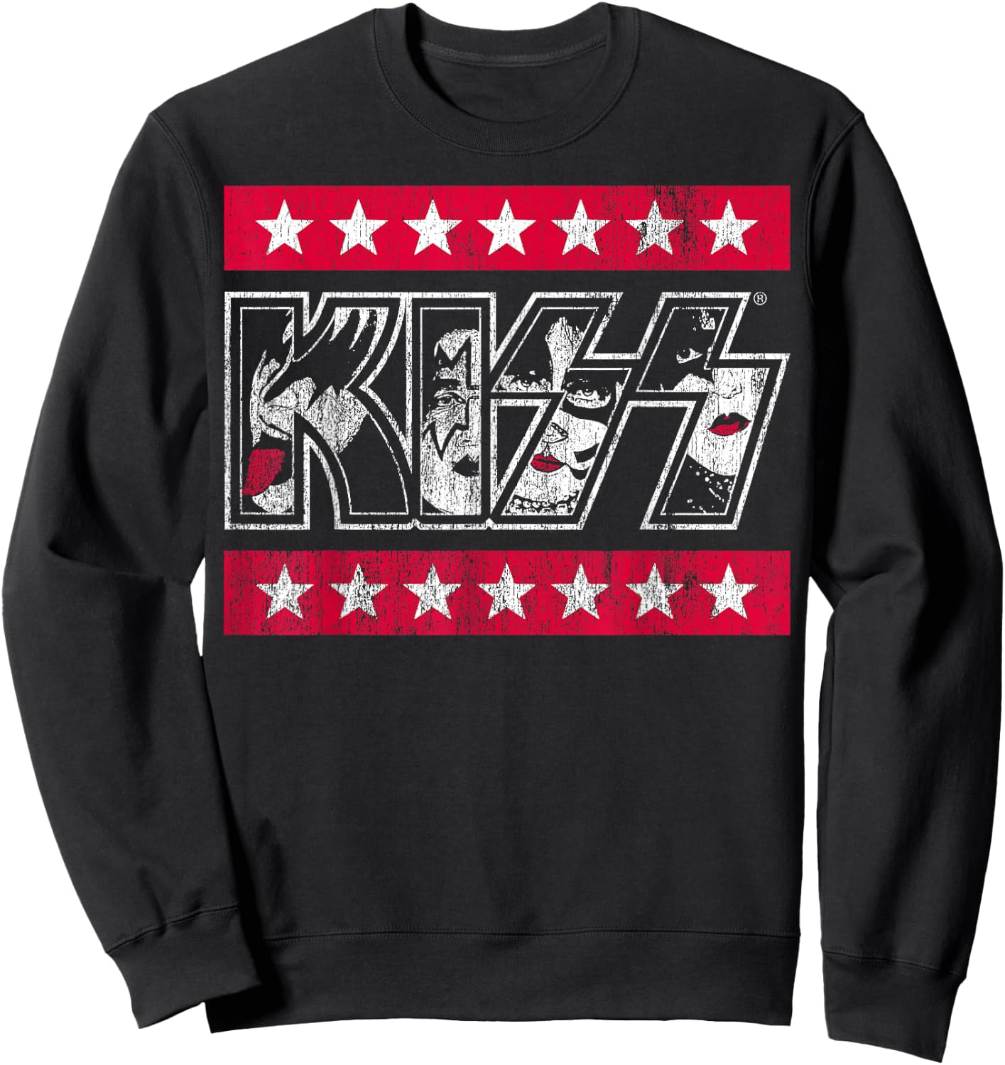KISS - Rock 'n' Stars Sweatshirt - Sweatshirt | Black