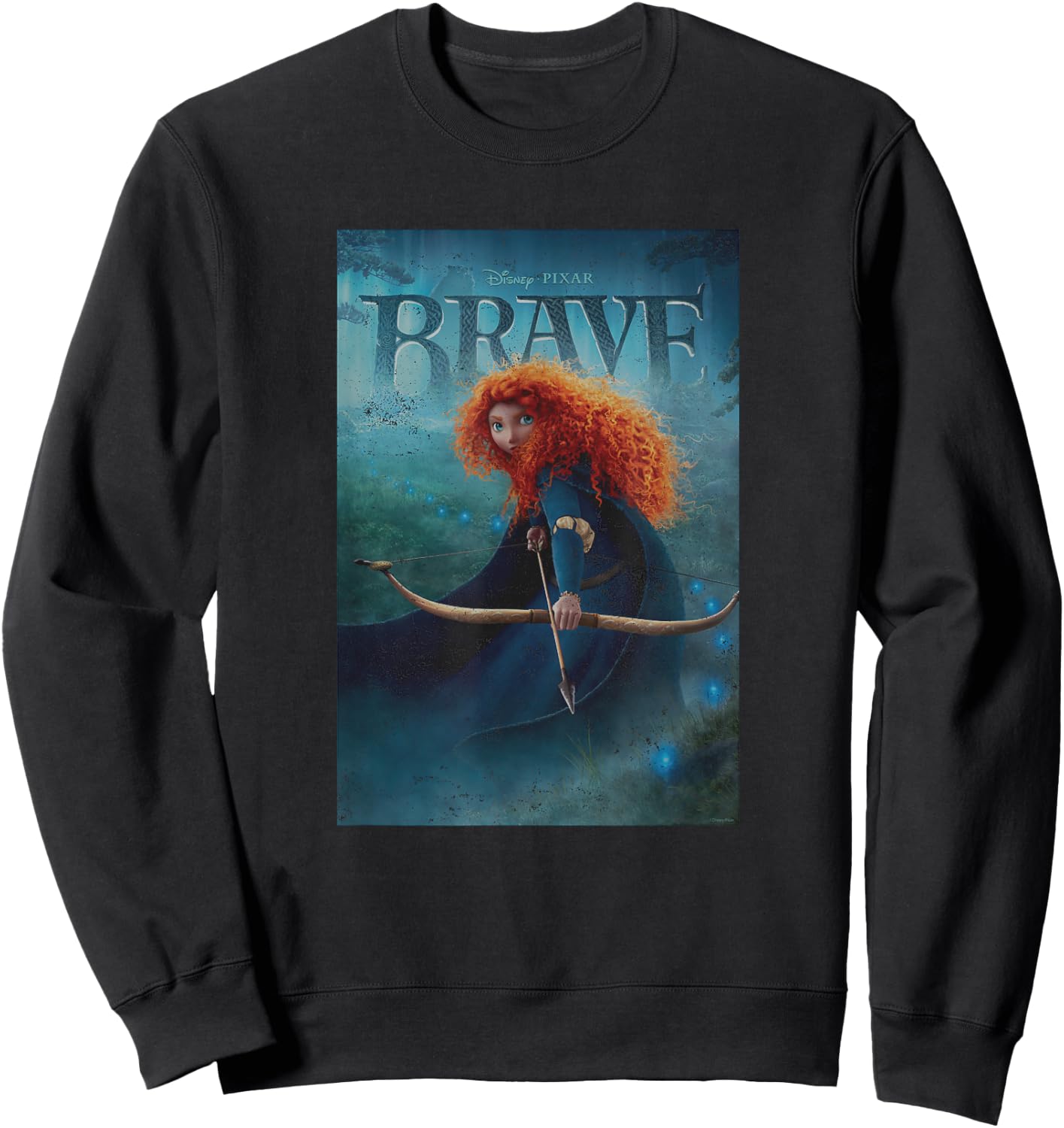 Disney and Pixar Brave Merida Poster Sweatshirt - Sweatshirt | Black
