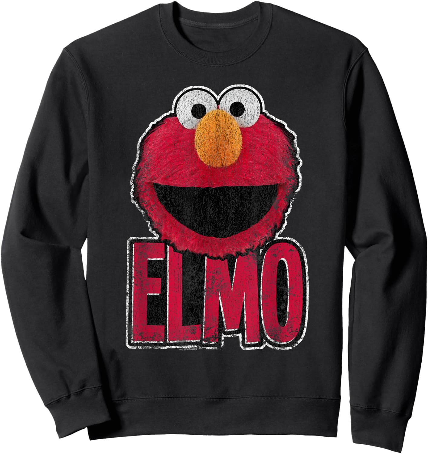 Sesame Street Elmo Smile Sweatshirt - Sweatshirt | Black
