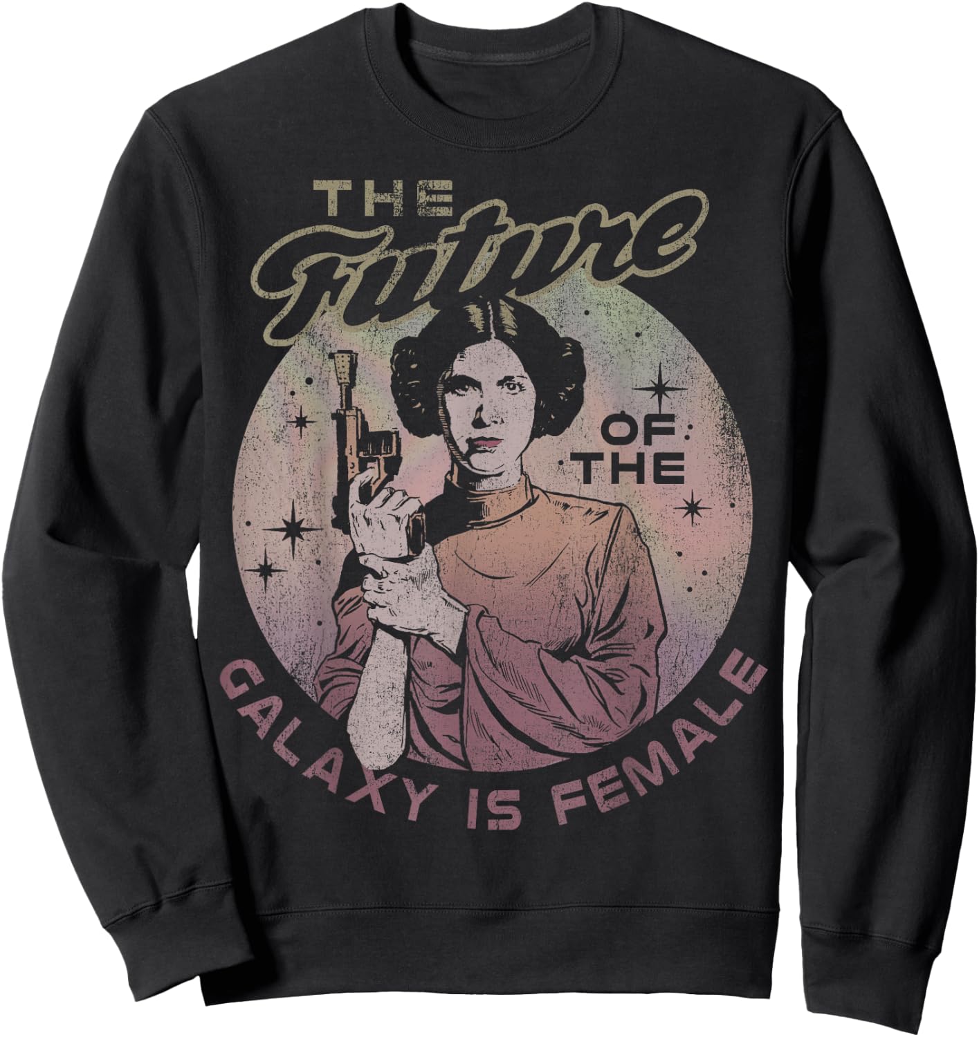 Star Wars Princess Leia The Future Of The Galaxy Is Female Sweatshirt - Sweatshirt | Black