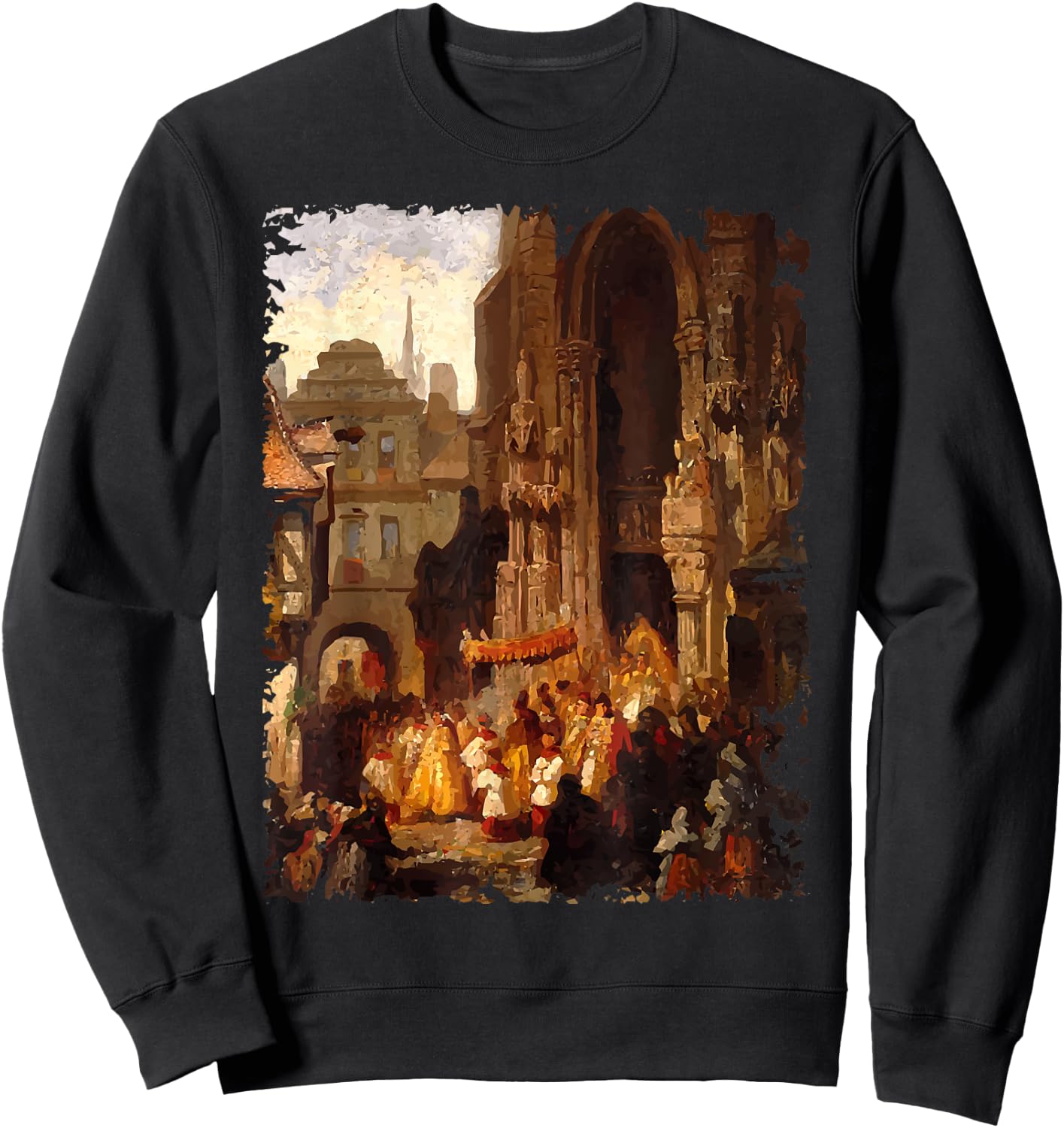 Corpus Christi Procession Catholic Feasts Gifts for Priests Sweatshirt - Sweatshirt | Black
