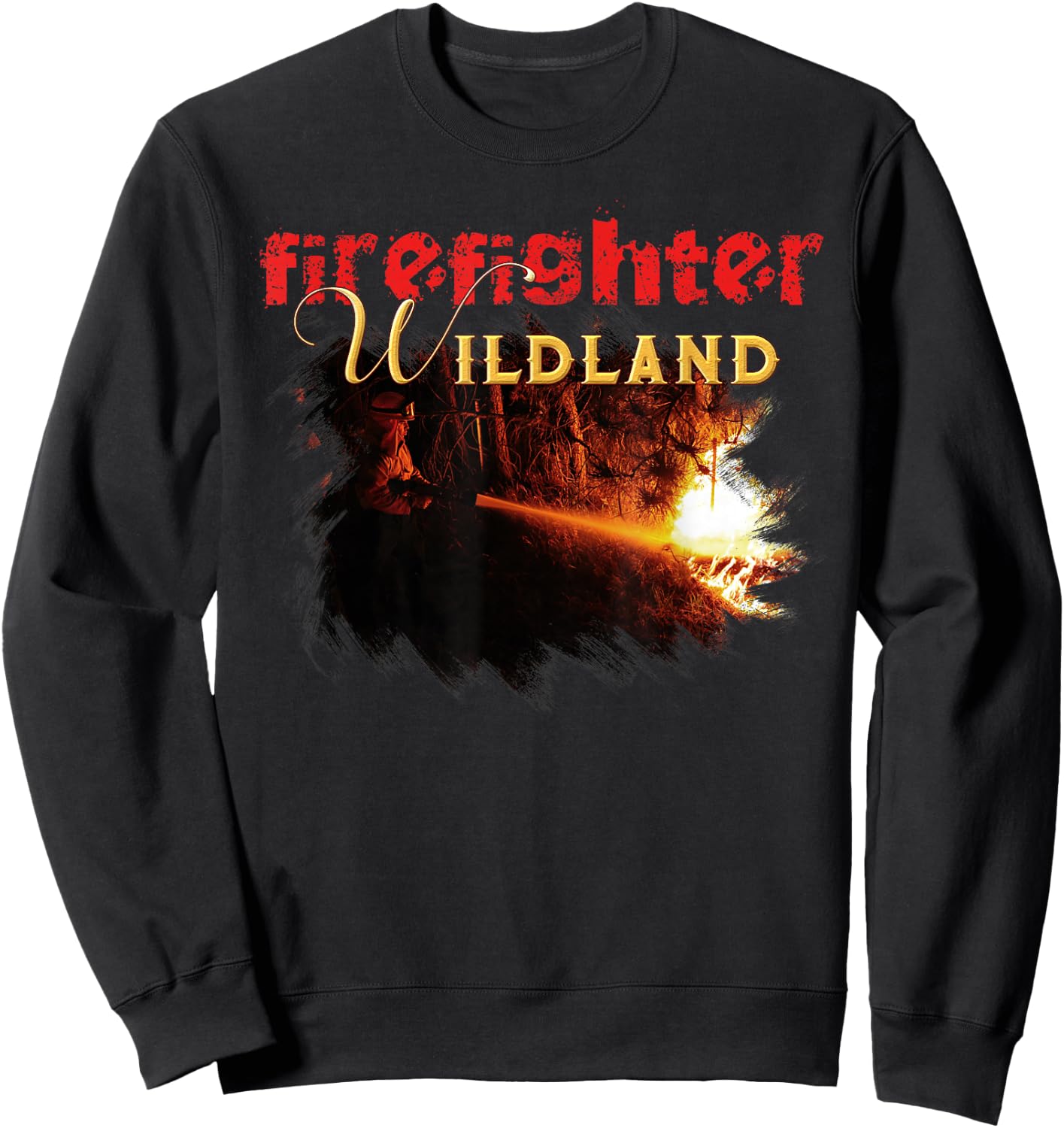 Wildland Firefighter Sweatshirt - Sweatshirt | Black