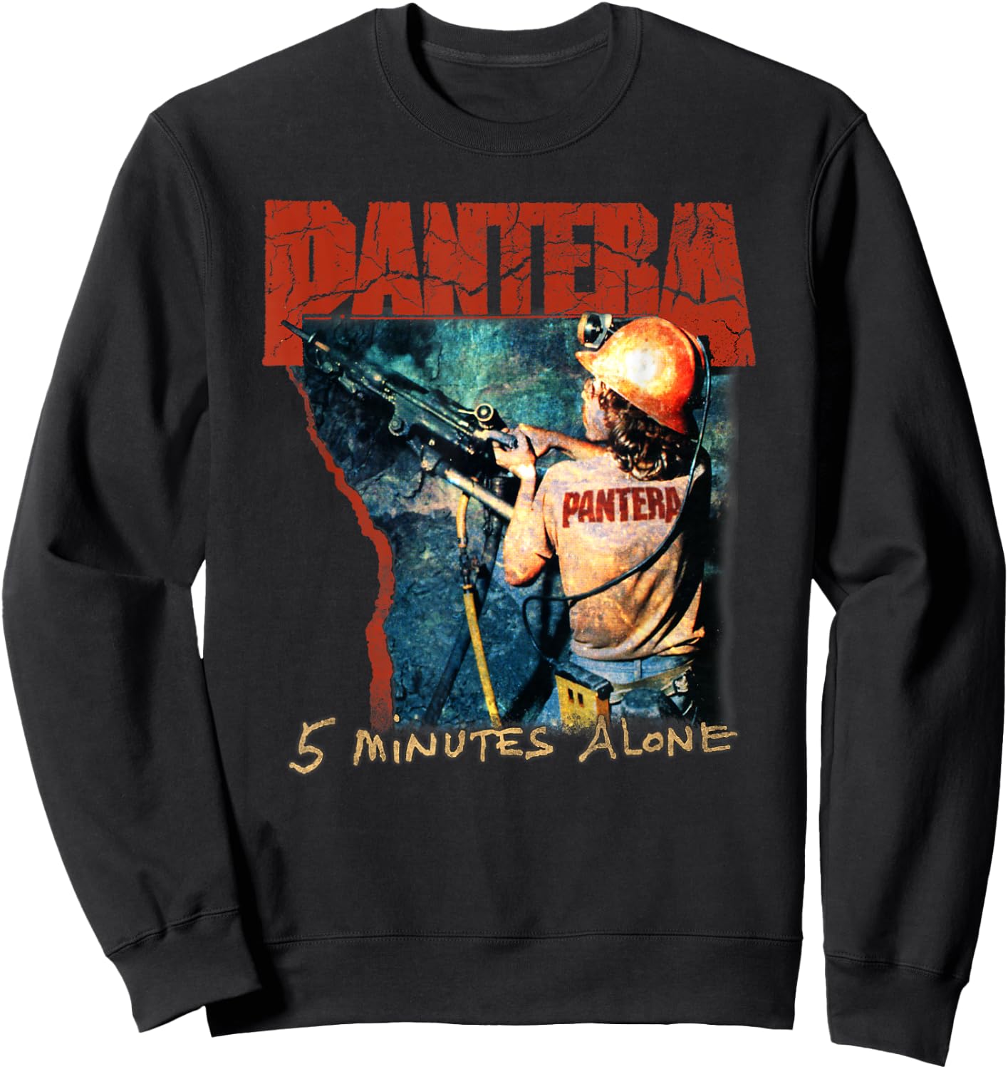 Pantera Official 5 Minutes Alone Sweatshirt - Sweatshirt | Black