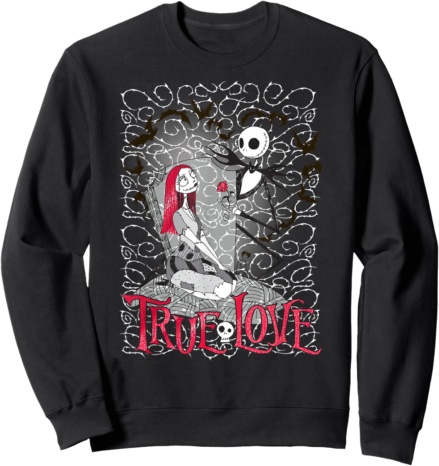 Disney - Nightmare Before Christmas True Love Sweatshirt - Sweatshirt | Black