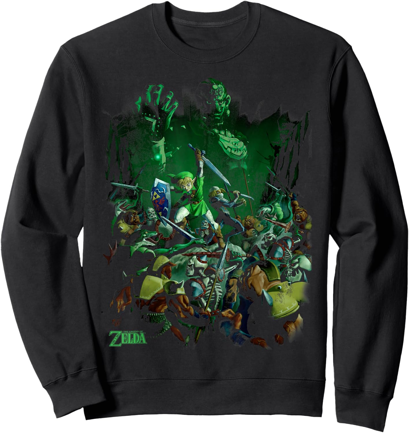 Nintendo Zelda Ganondorf's Final Battle Graphic Sweatshirt - Sweatshirt | Black