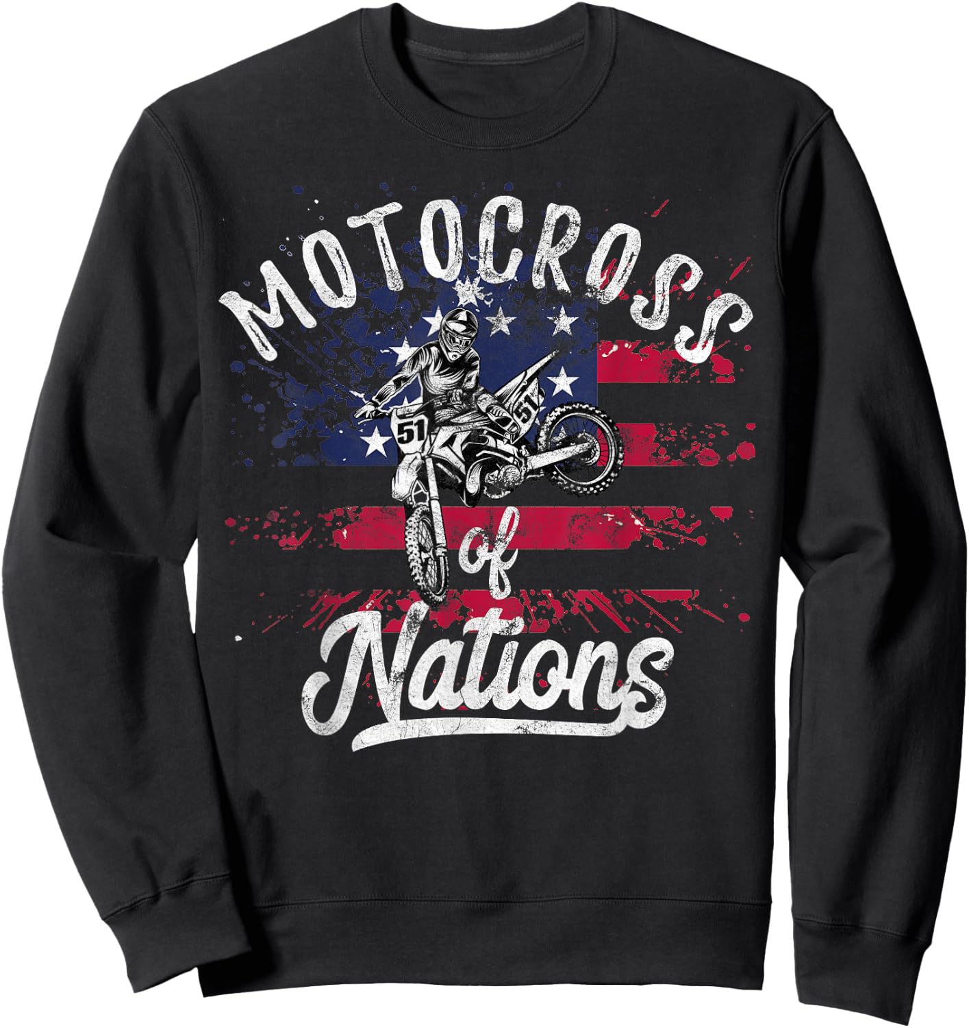 Motocross des Nations Support USA MX Team at MXdN Sweatshirt - Sweatshirt | Black