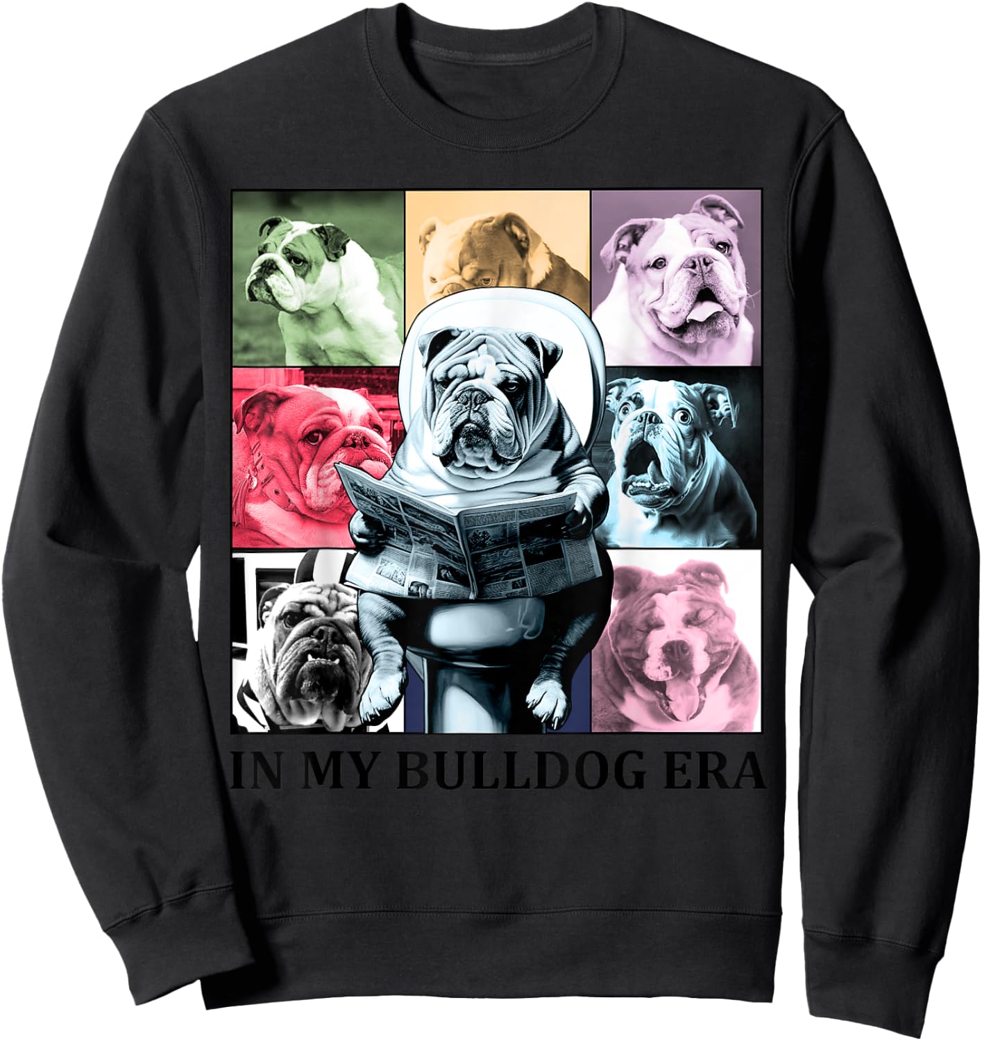 In My Bulldogs Era for Bulldog Mascot Sports Fan Men Women Sweatshirt - Sweatshirt | Black
