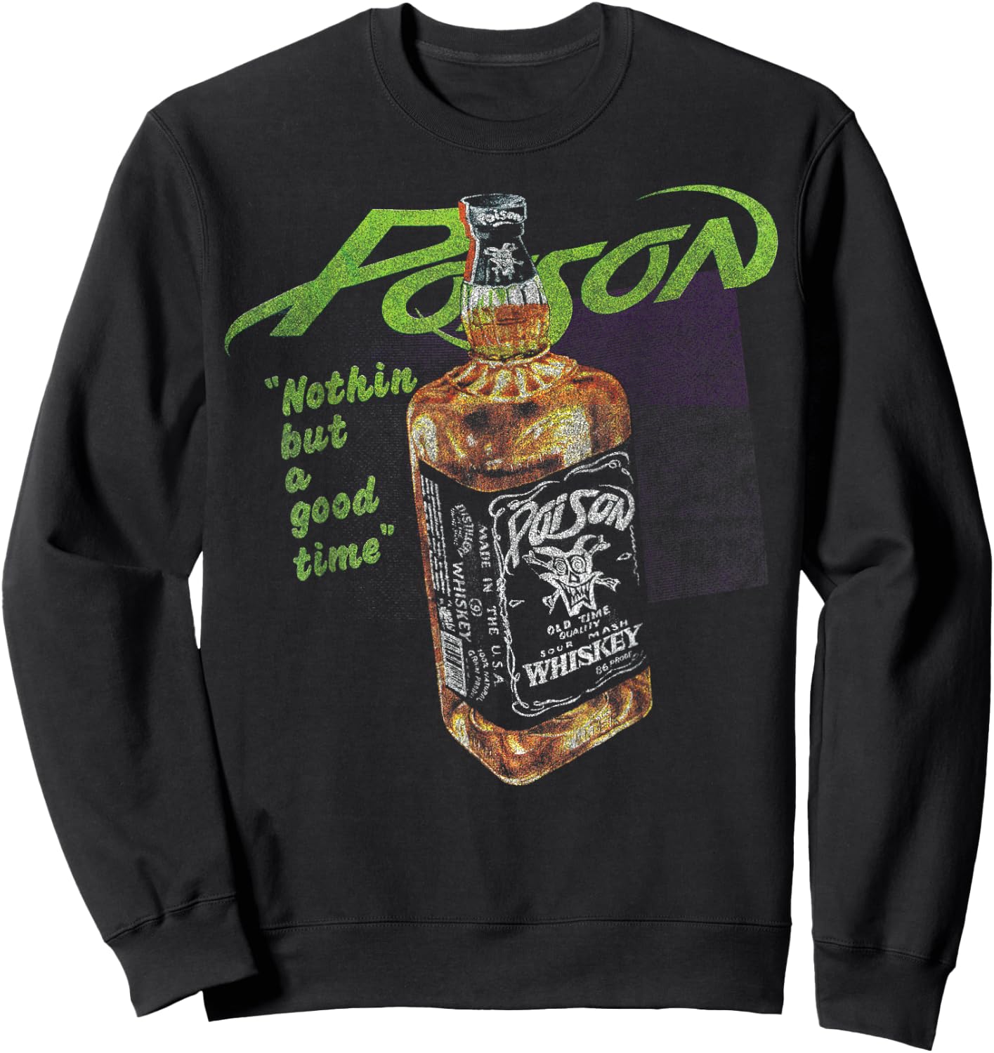 Poison - Nothin But A Good Time Small Sweatshirt - Sweatshirt | Black