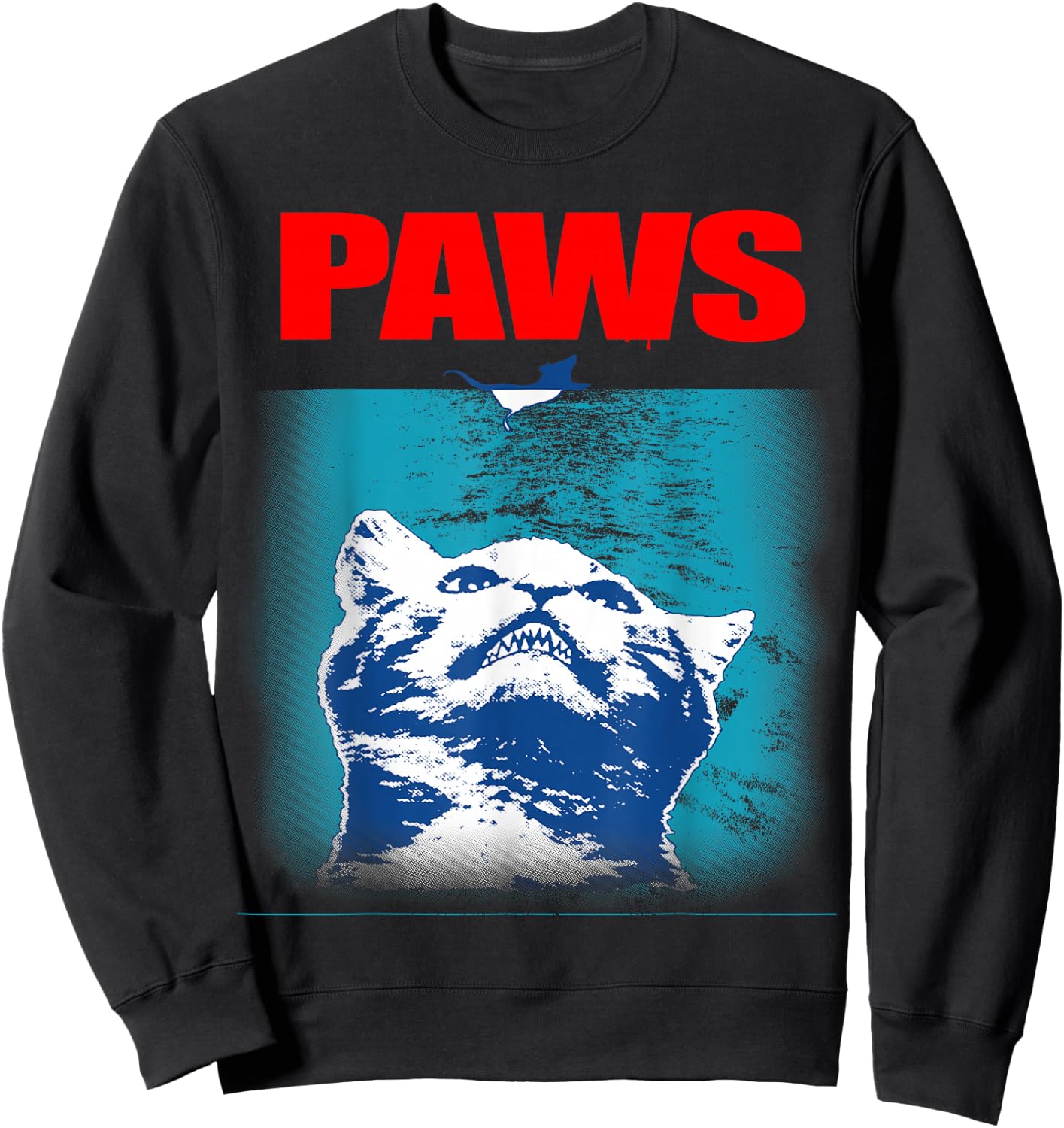 Cat Jaws Sweatshirt - Sweatshirt | Black