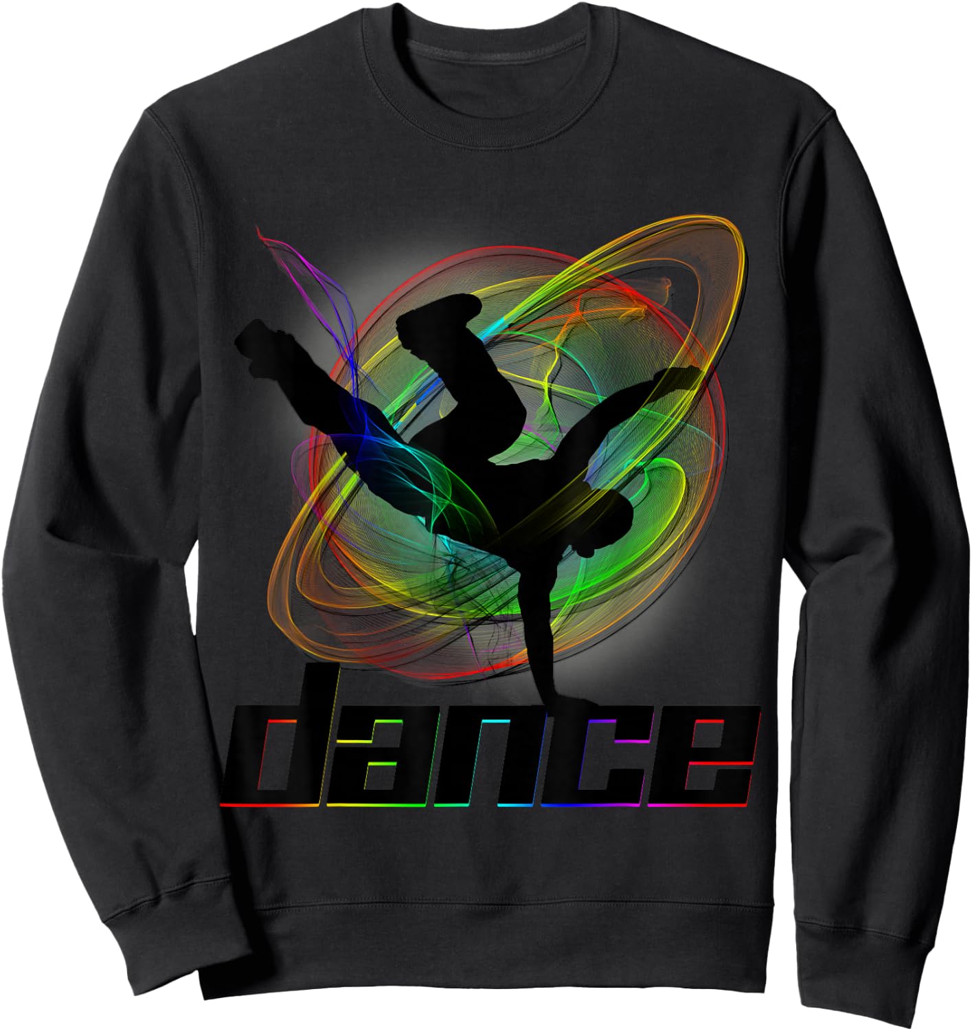 Breakdancing Street Dance Fast Movement Dancing Gift Sweatshirt - Sweatshirt | Black