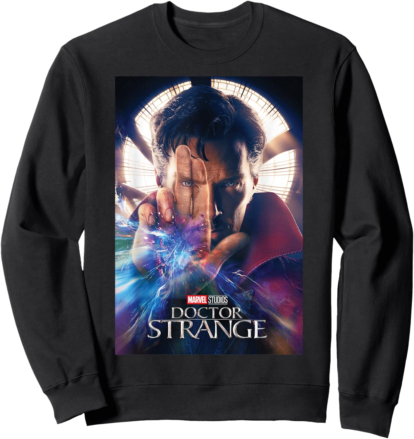 Marvel Studios Doctor Strange Movie Poster Sweatshirt - Sweatshirt | Black