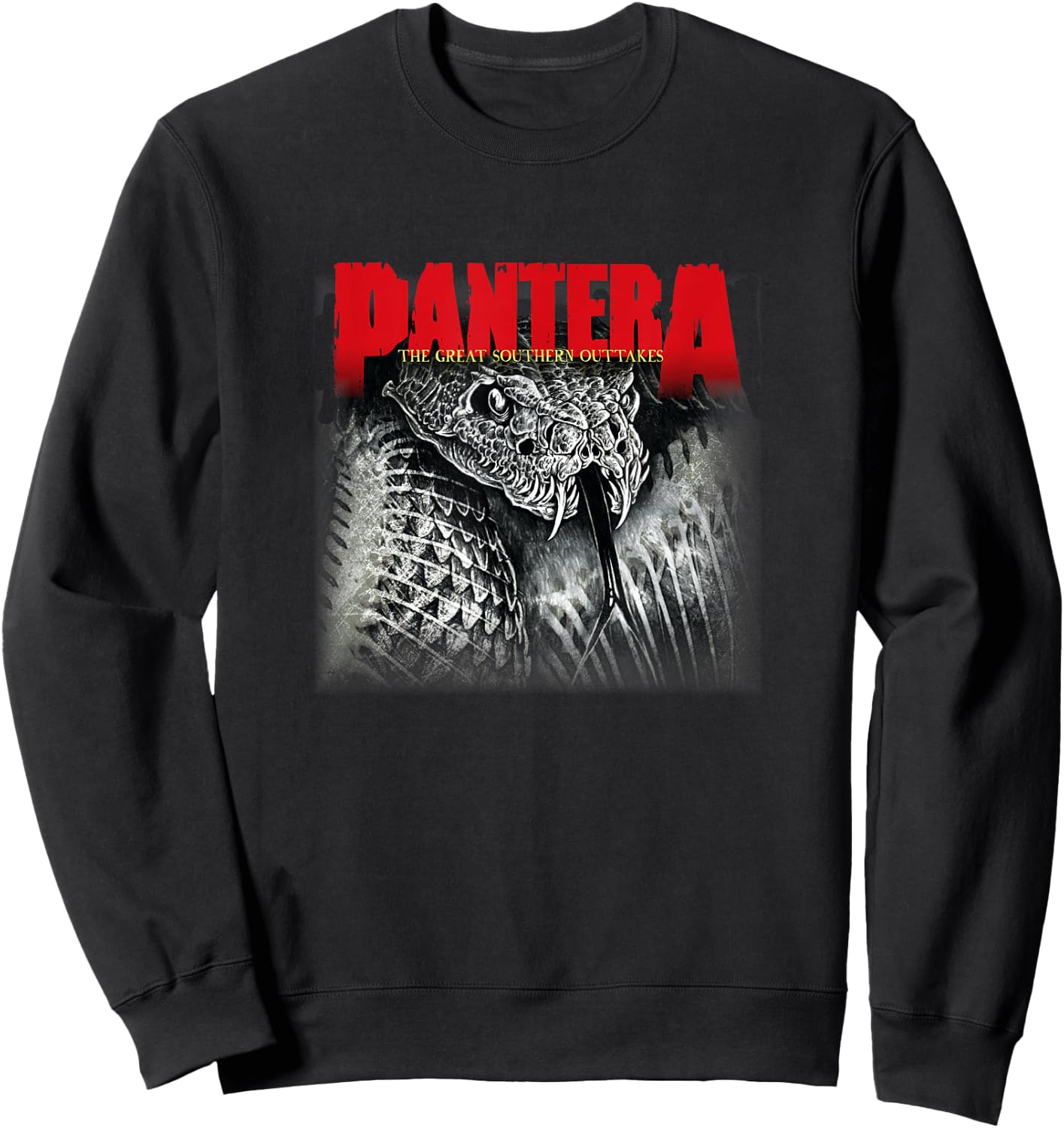 Pantera Official Great Southern Outtakes Album Snake Sweatshirt - Sweatshirt | Black