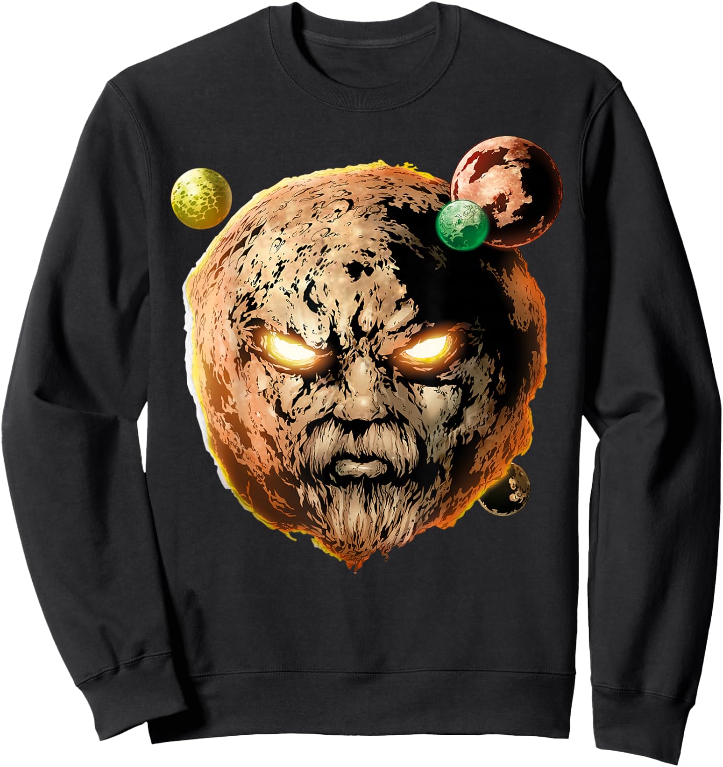 Marvel Ego The Living Planet In Orbit Graphic Sweatshirt - Sweatshirt | Black