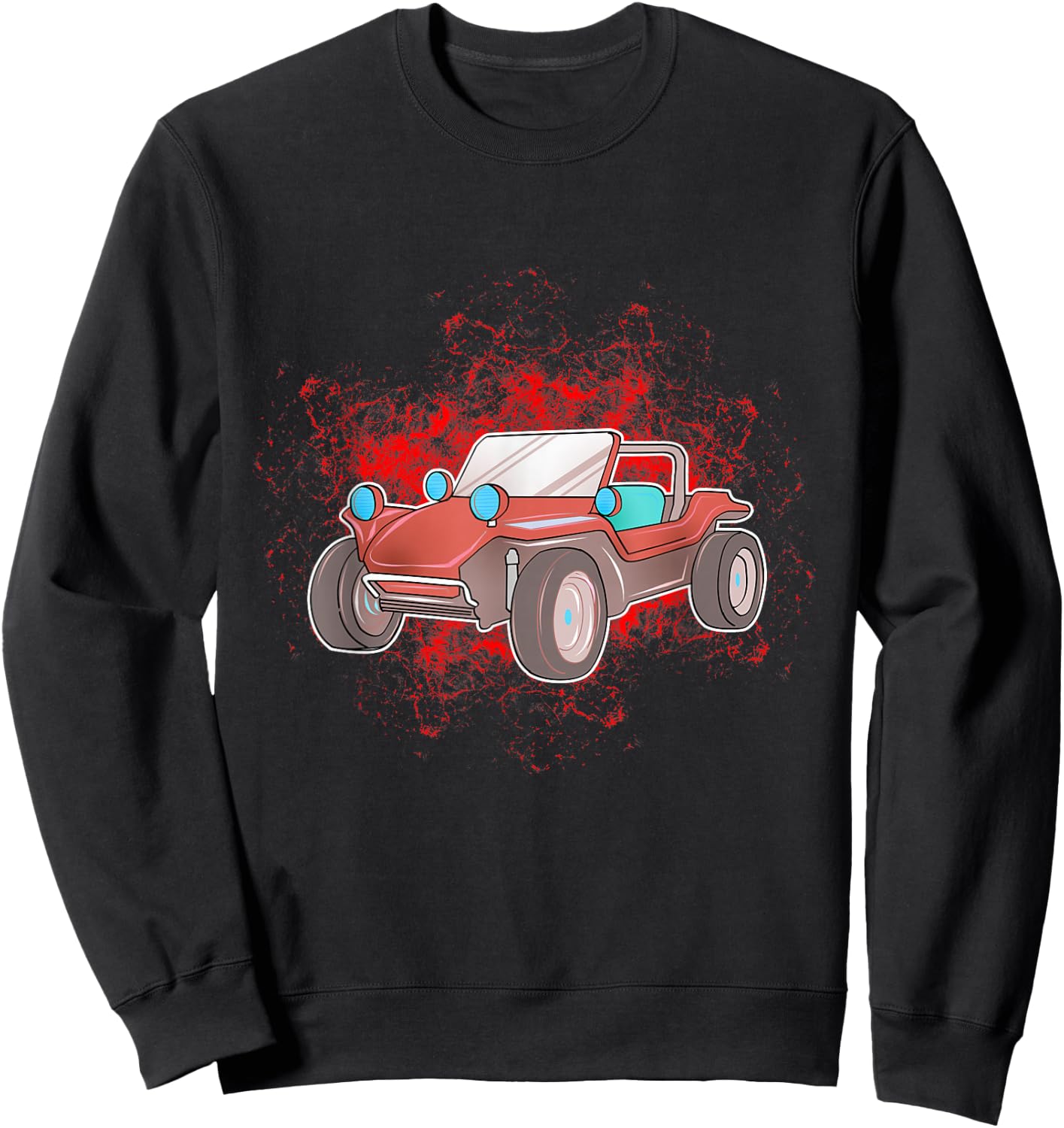 Beach Buggy Dune Graphic RC Car Men Women Kids Gift Sweatshirt - Sweatshirt | Black