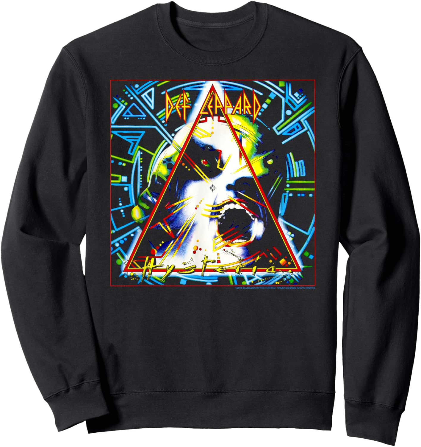 Def Leppard - Hysteria Sweatshirt - Sweatshirt | Black