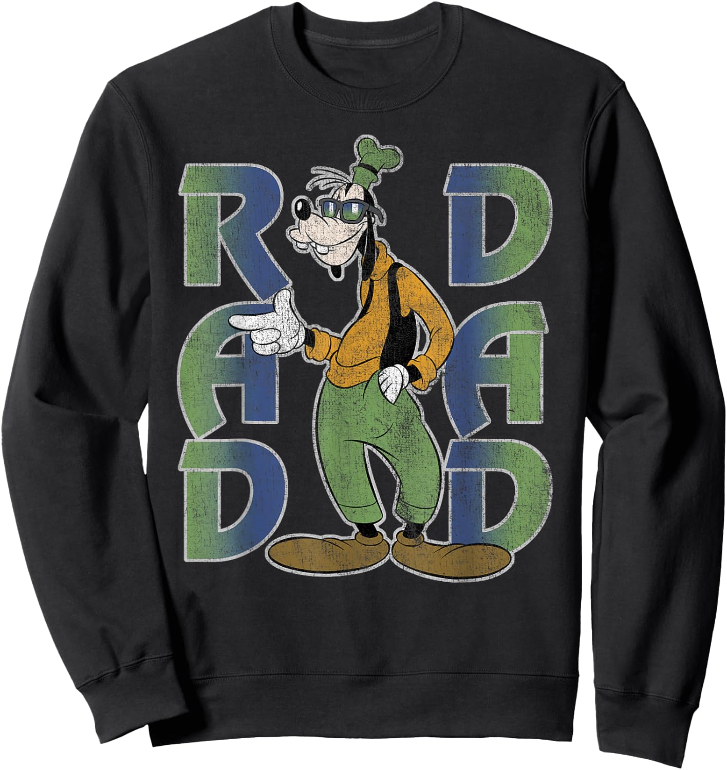 Disney Goofy Rad Dad Sweatshirt - Sweatshirt | Black