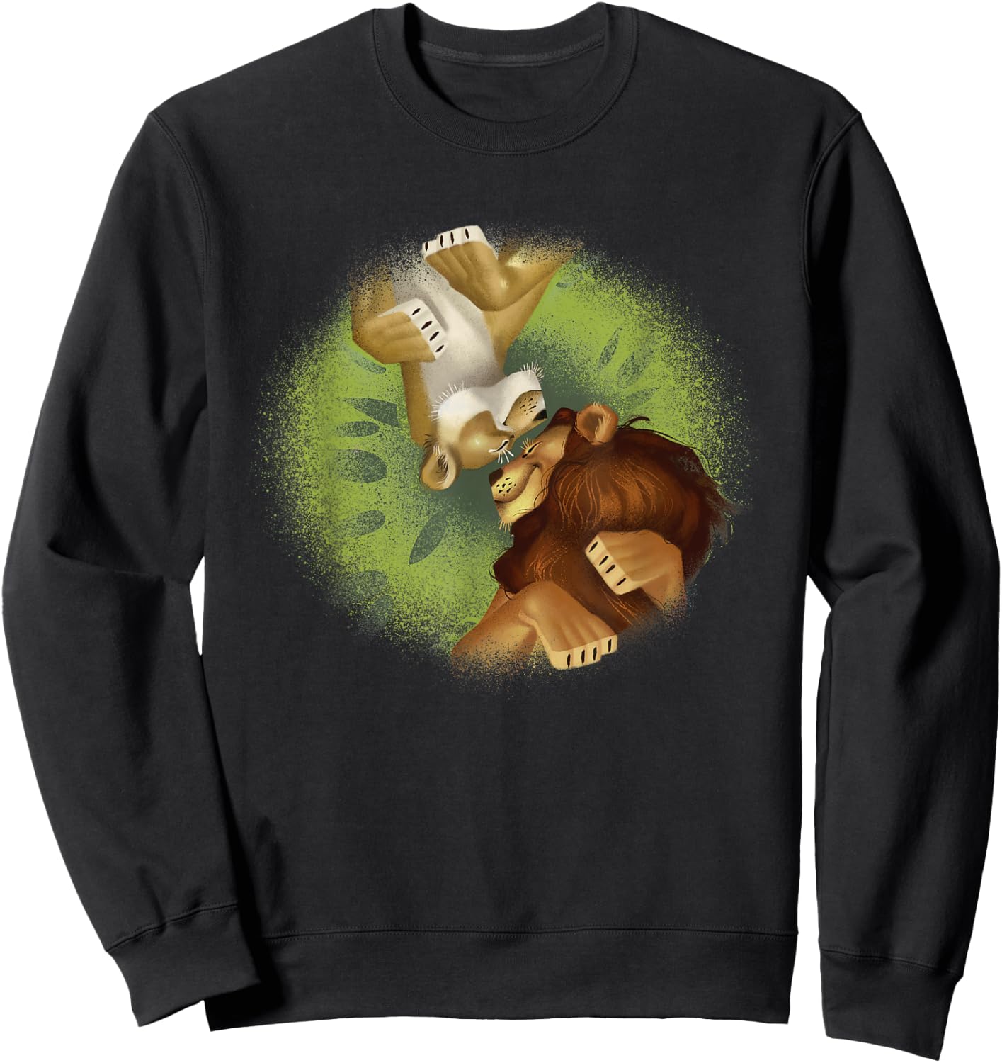 Disney The Lion King Simba and Nala Live Action Sweatshirt - Sweatshirt | Black