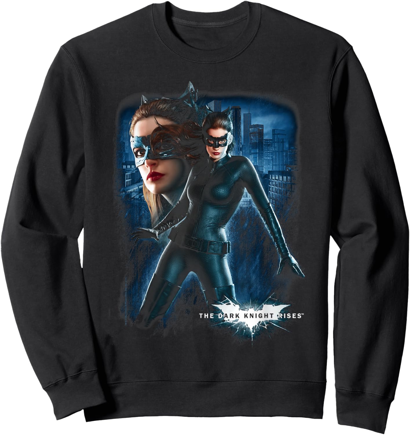 Batman Dark Knight Rises Catwoman Sweatshirt - Sweatshirt | Black