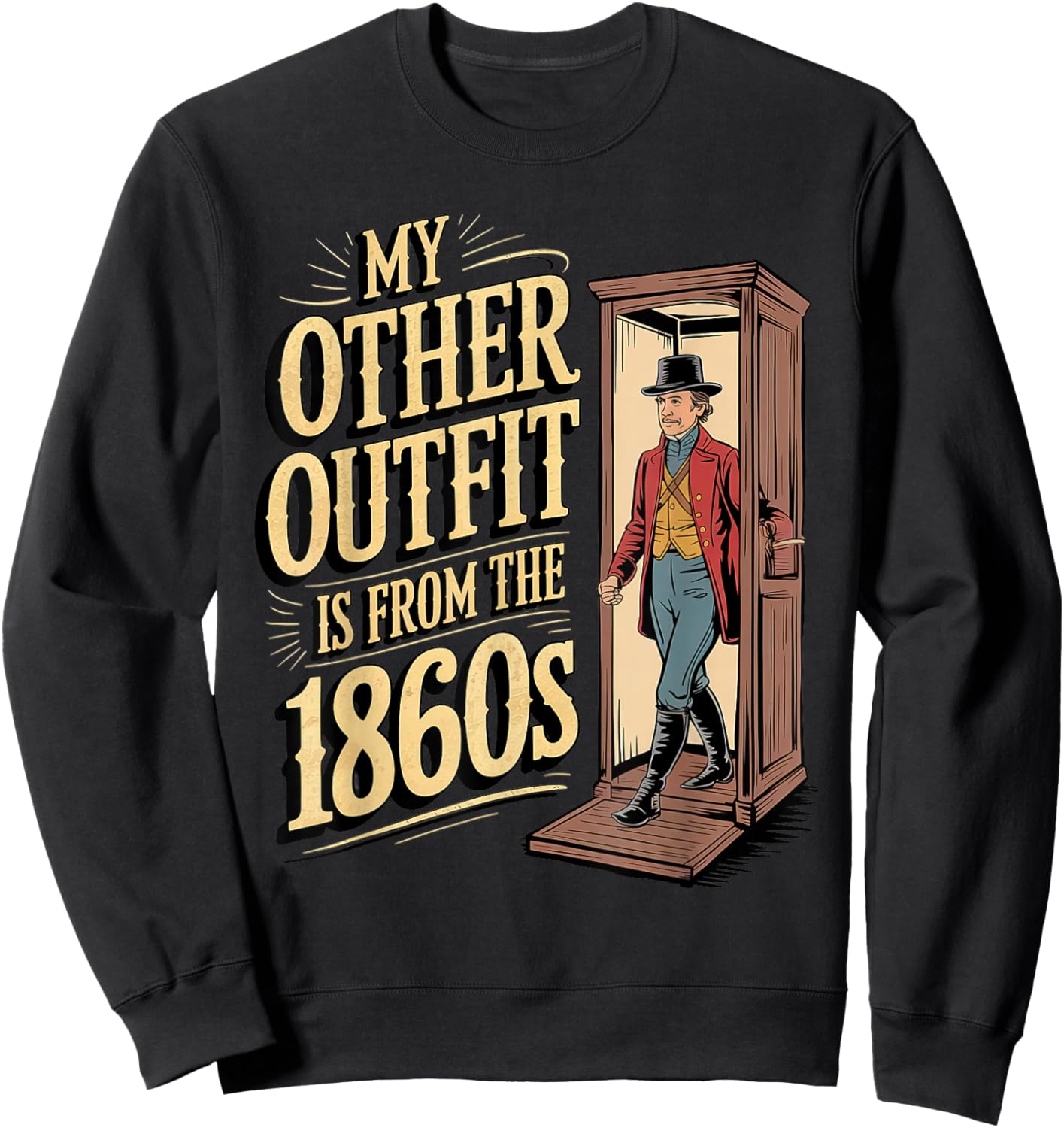 Civil War Reenactment Uniforms for History Enthusiasts Sweatshirt - Sweatshirt | Black