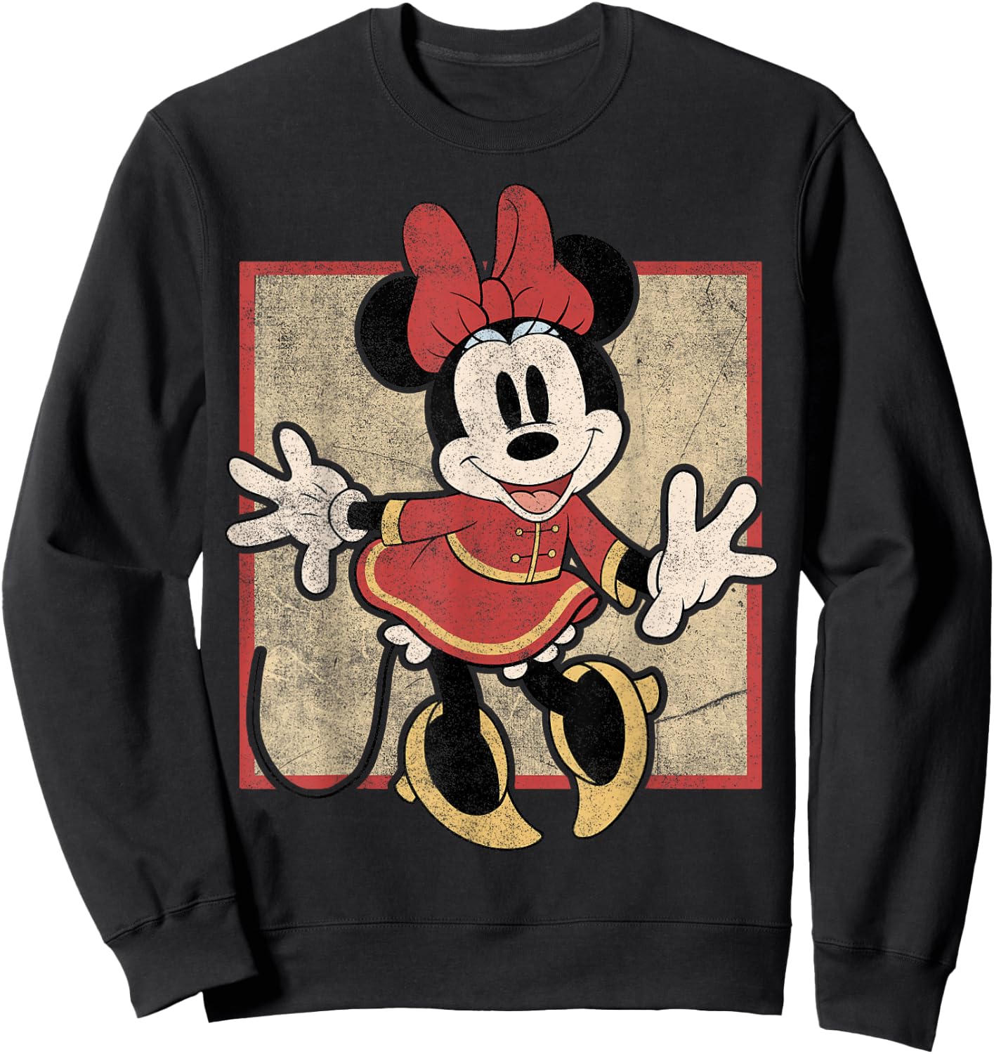 Disney Mickey and Friends Lunar New Year Minnie Vintage Sweatshirt - Sweatshirt | Black