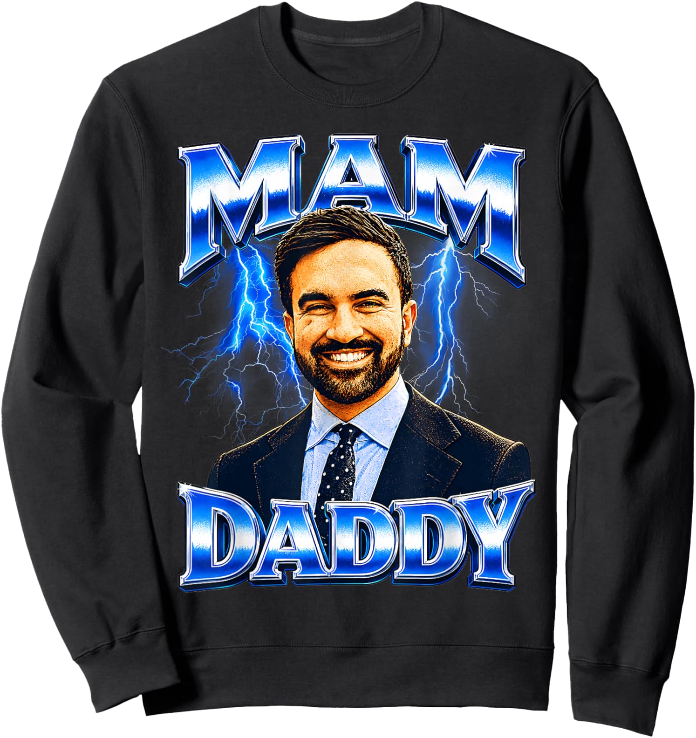 Funny Zohran Mamdani Sweatshirt - Sweatshirt | Black