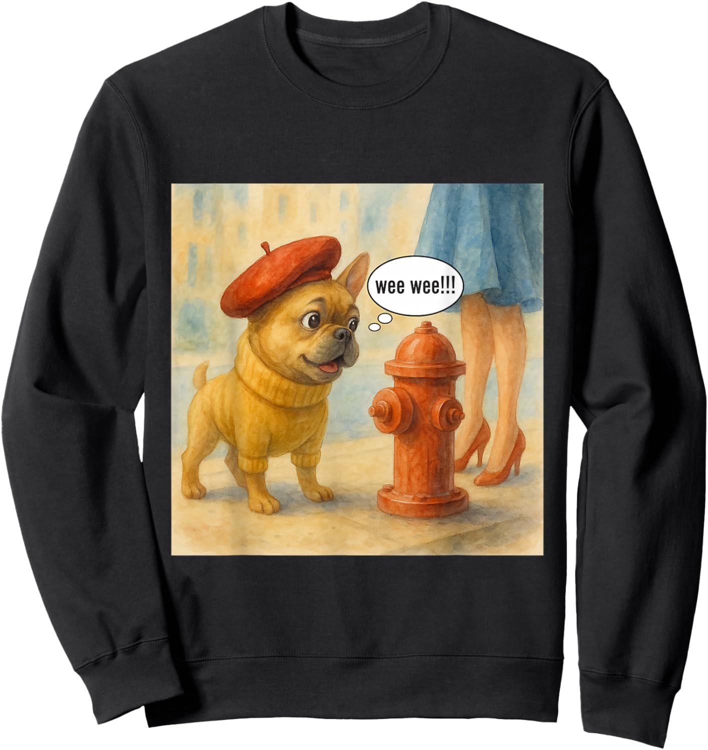 Wee..Wee Sweatshirt - Sweatshirt | Black