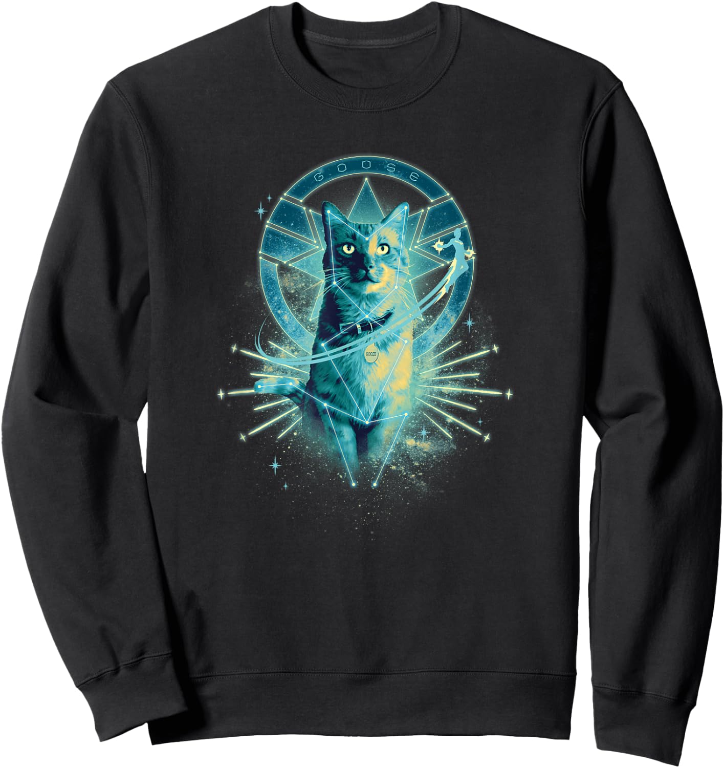 Marvel Captain Marvel Goose the Cat Sweatshirt - Sweatshirt | Black