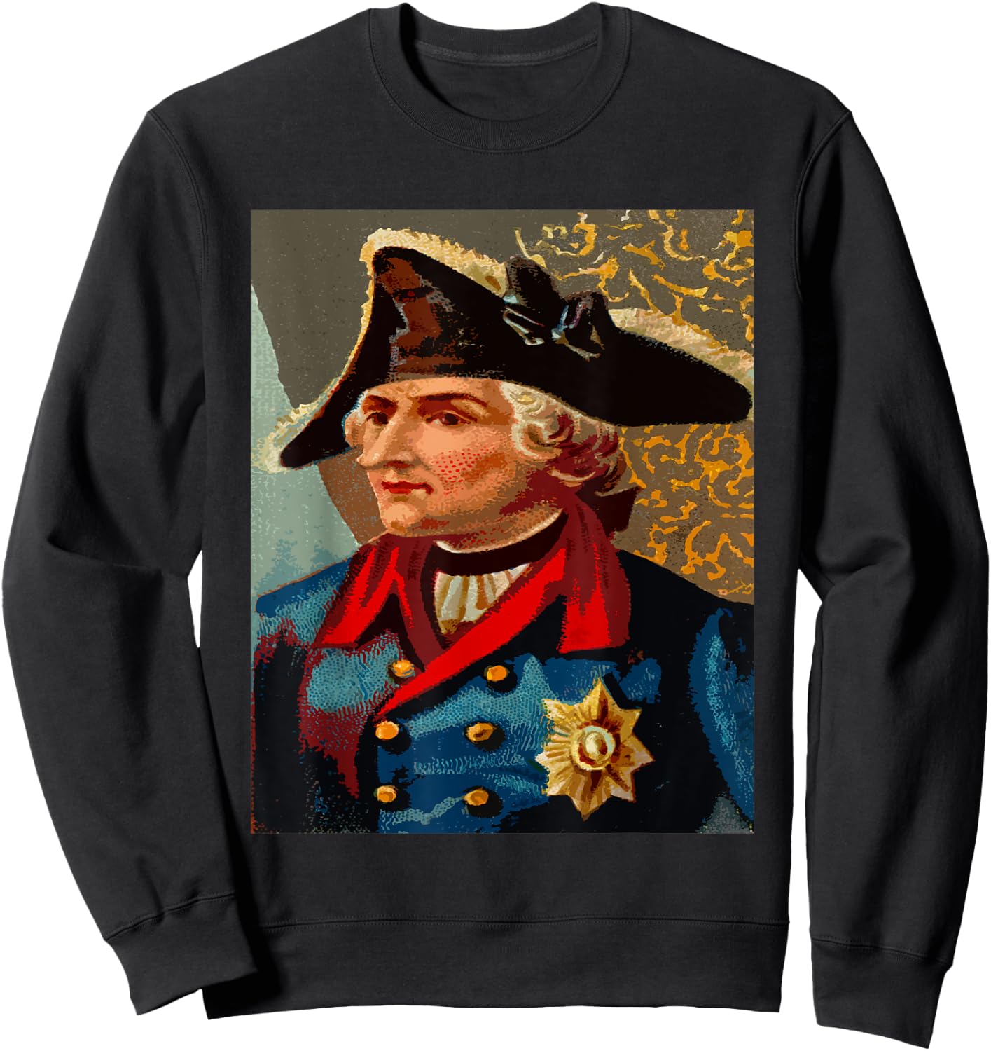 Frederick the Great Prussia Prussian Germany German Sweatshirt - Sweatshirt | Black