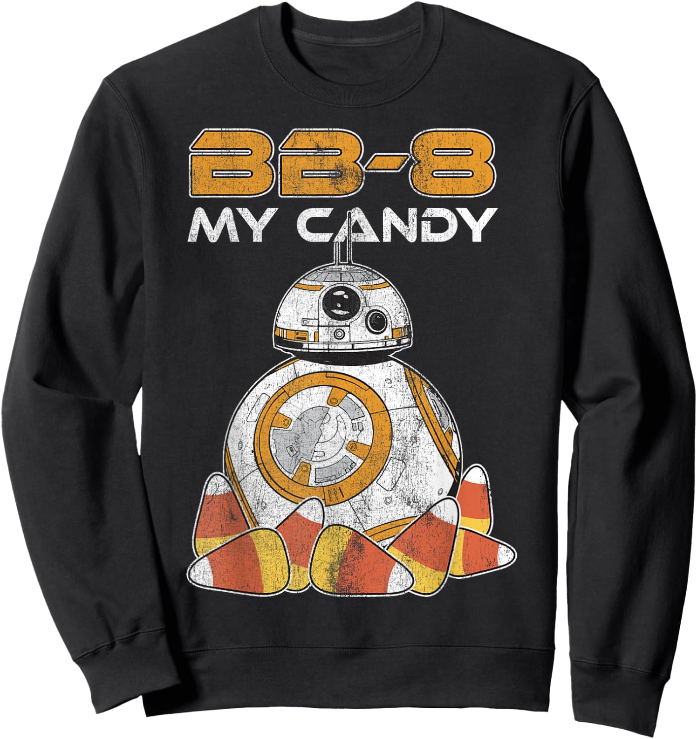 Star Wars The Force Awakens BB-8 My Candy Halloween Sweatshirt - Sweatshirt | Black