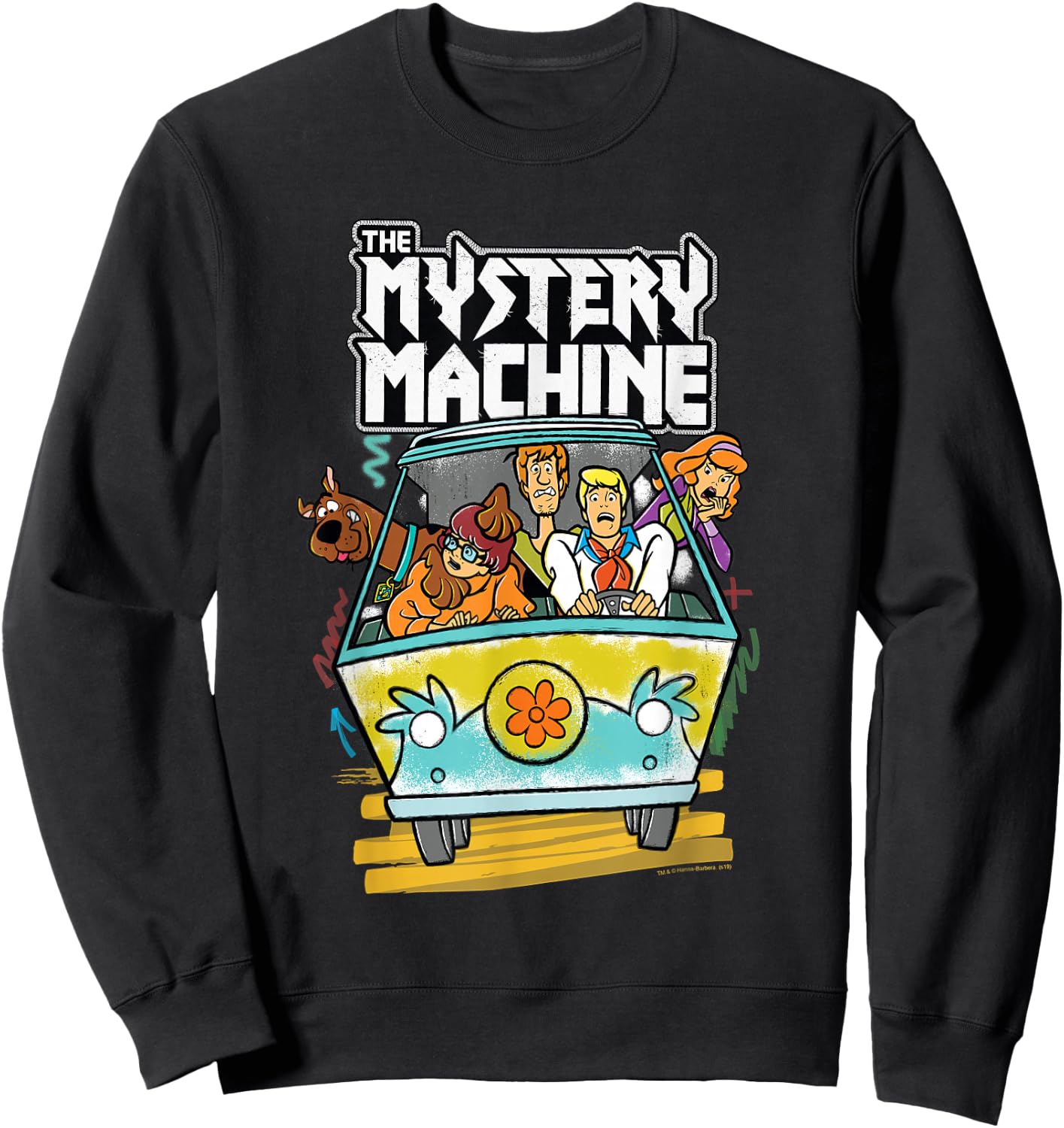 Scooby-Doo The Mystery Machine Small Sweatshirt - Sweatshirt | Black