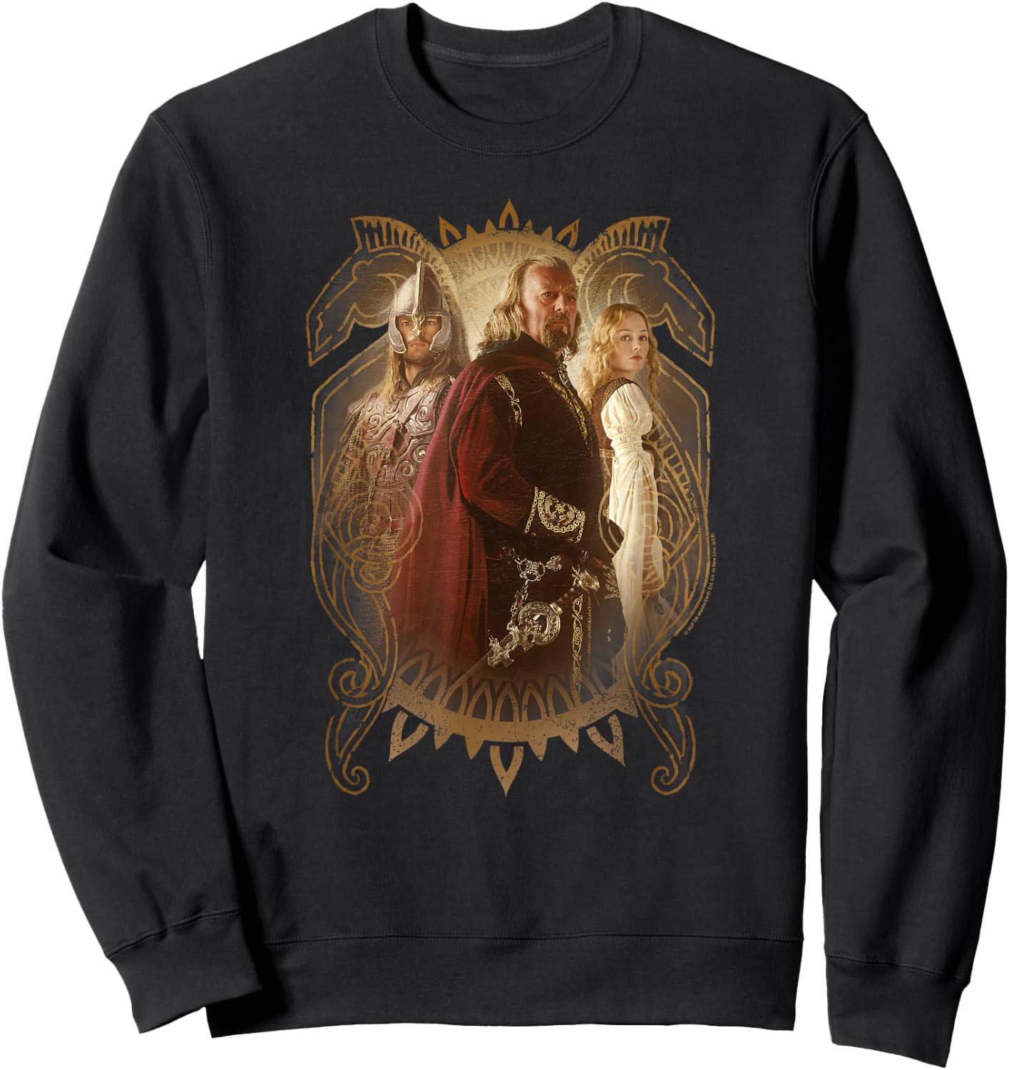 Lord of the Rings Rohan Royalty T Shirt Sweatshirt - Sweatshirt | Black