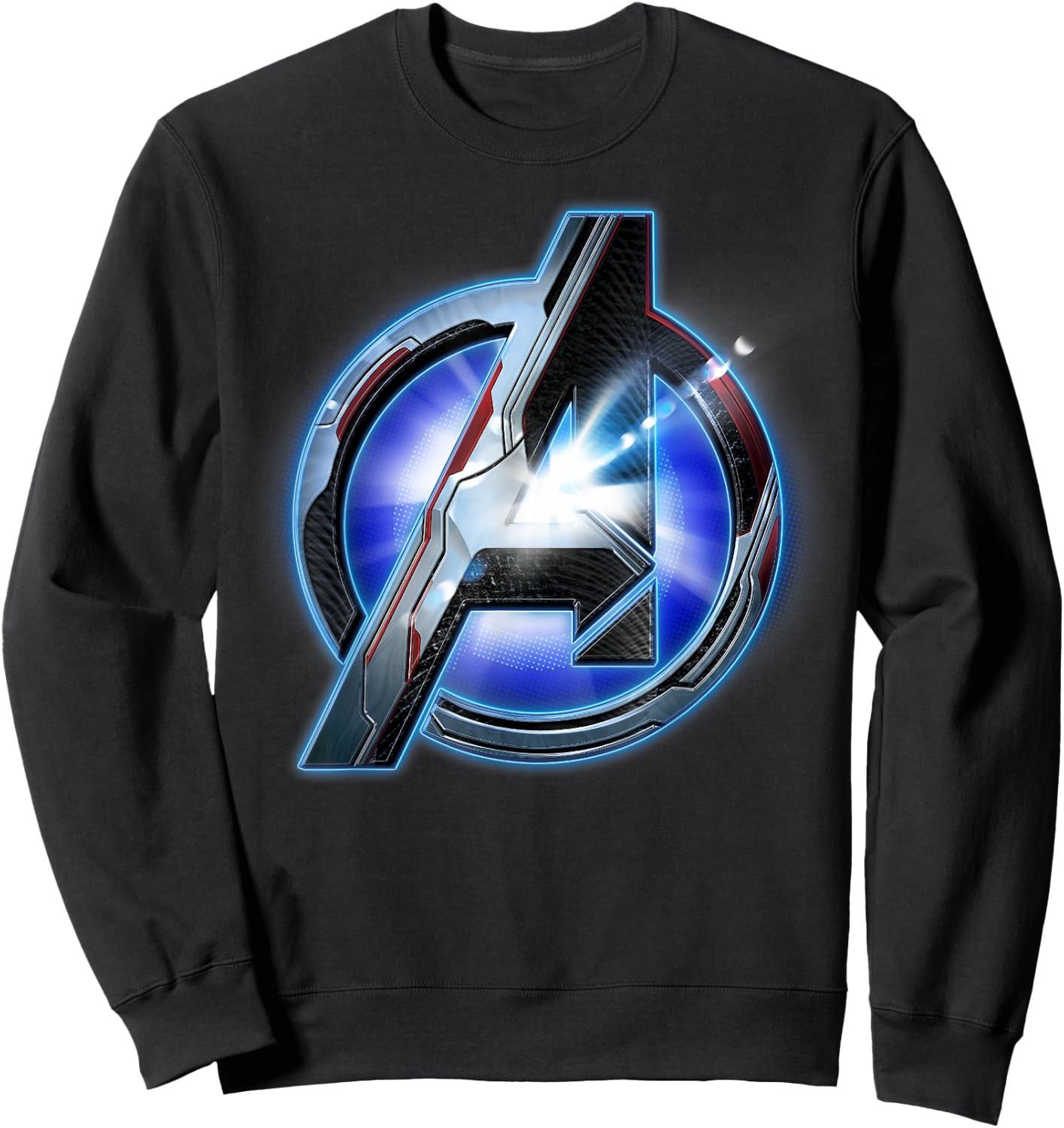Marvel Avengers Endgame Tech Logo Graphic Sweatshirt - Sweatshirt | Black