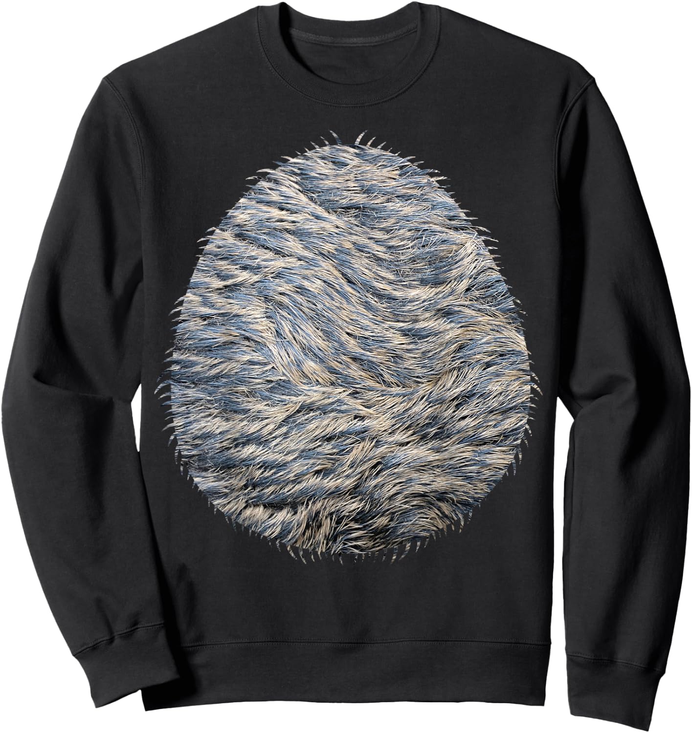 Halloween Wolf Costume Belly Shirt Sweatshirt - Sweatshirt | Black