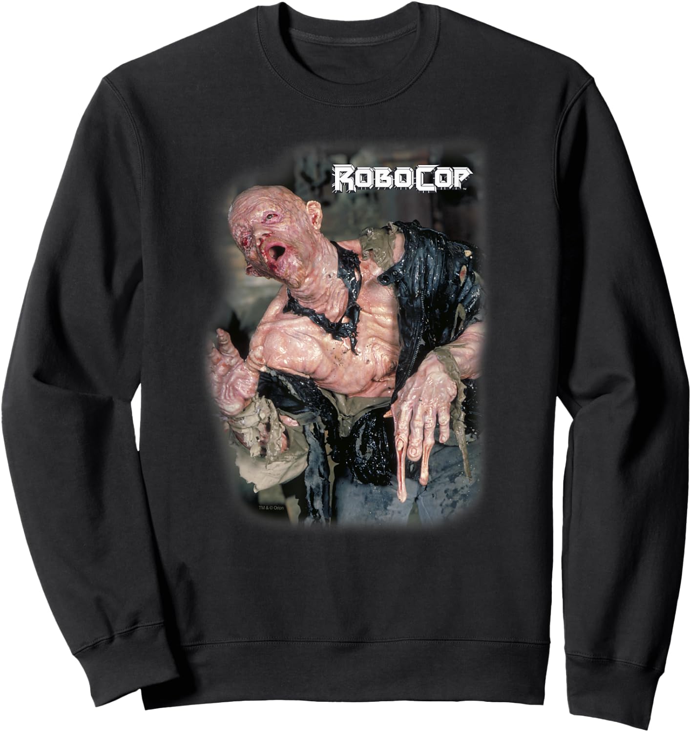 RoboCop Melting Man Portrait Poster Sweatshirt - Sweatshirt | Black