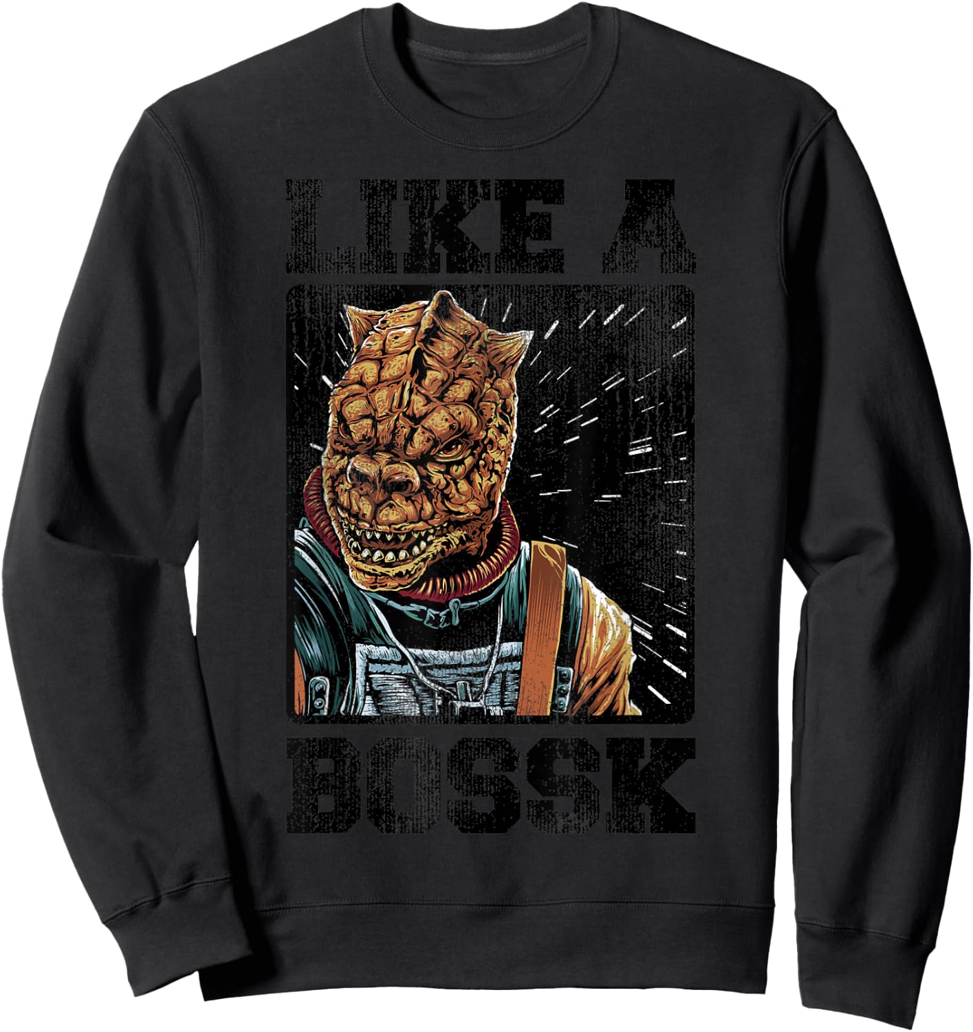 Star Wars Bounty Hunter Like a Bossk Graphic Sweatshirt - Sweatshirt | Black